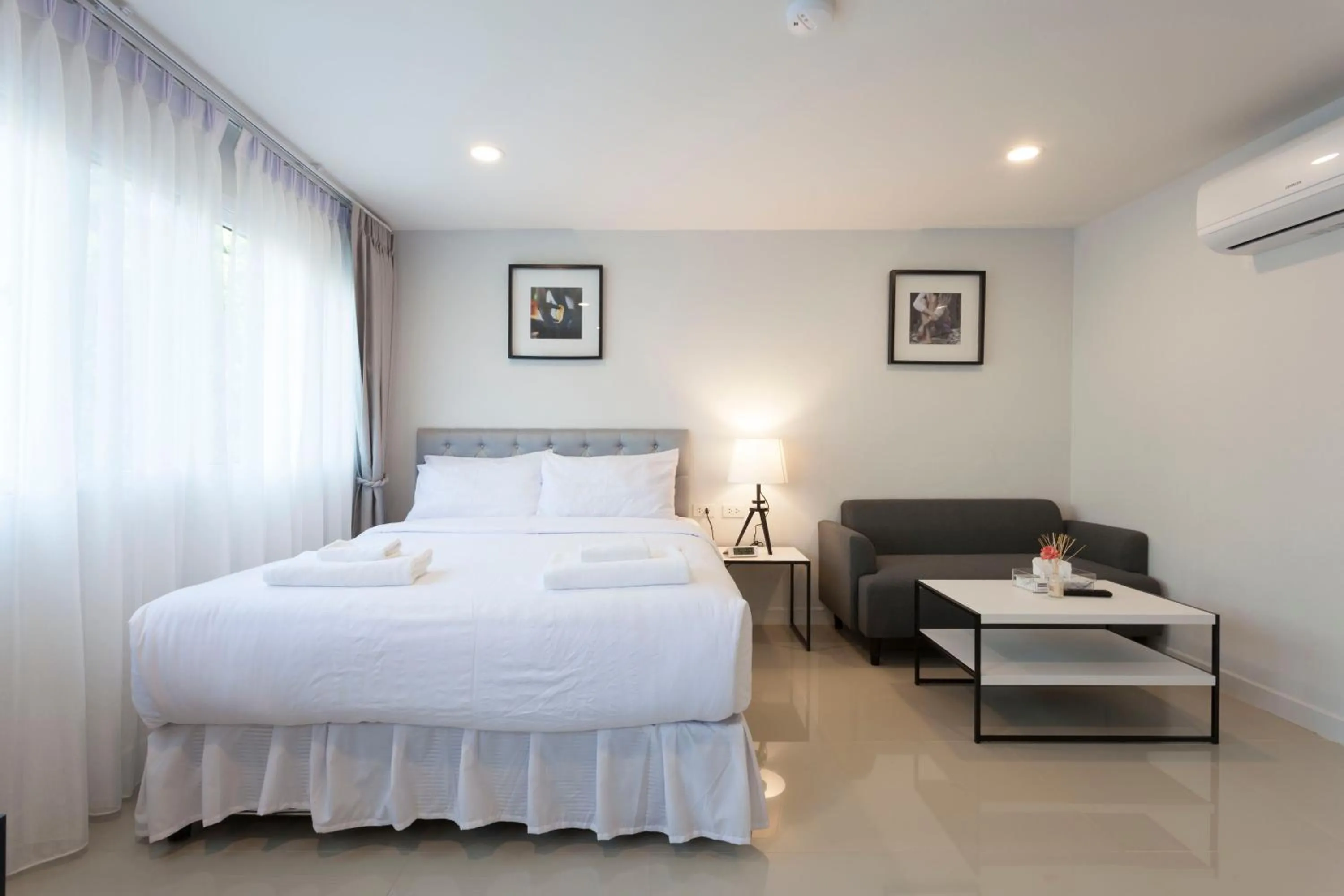 Photo of the whole room, Bed in Cozy Home by Nan