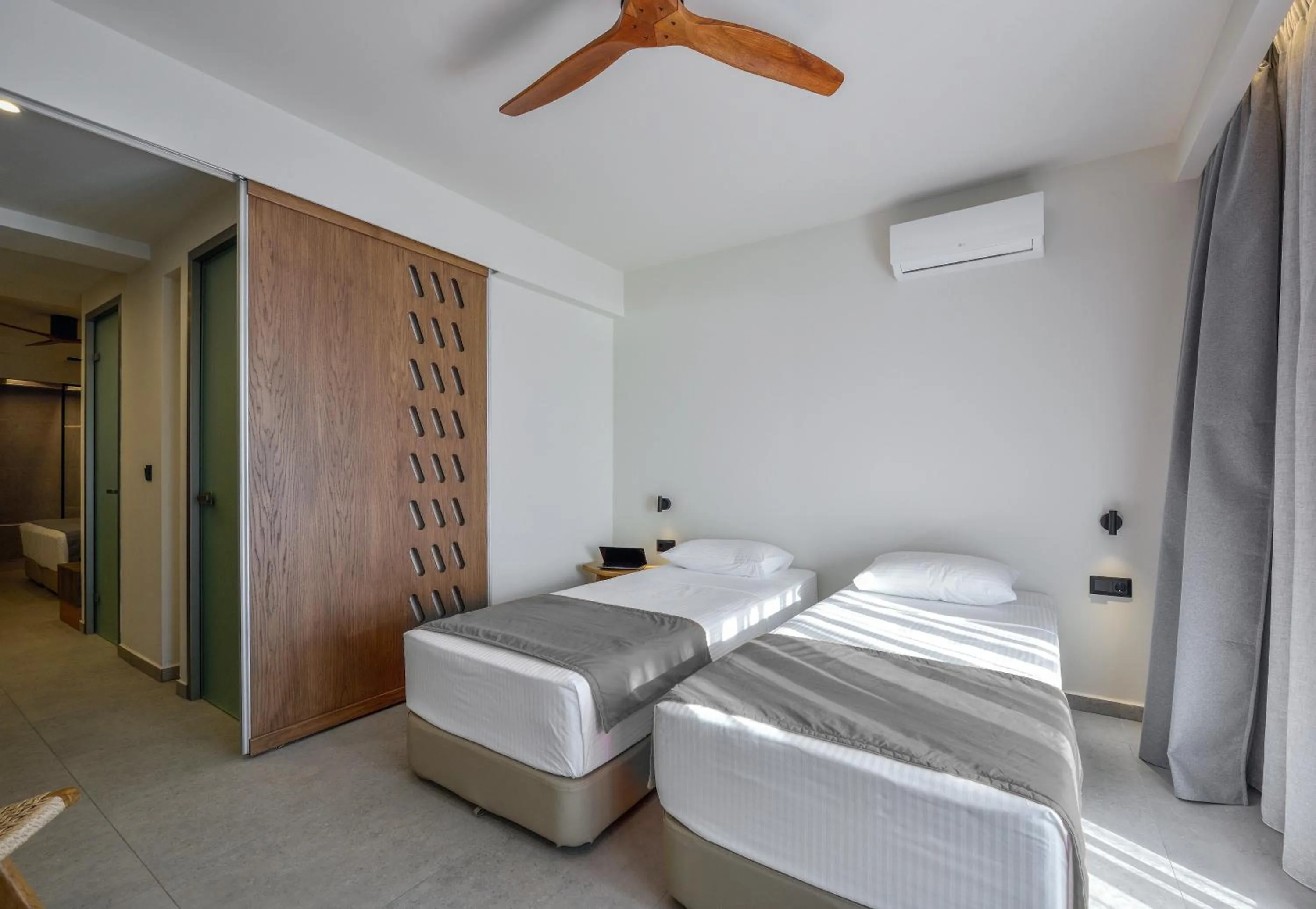 Bed in Aristoteles Holiday Hotel And Spa