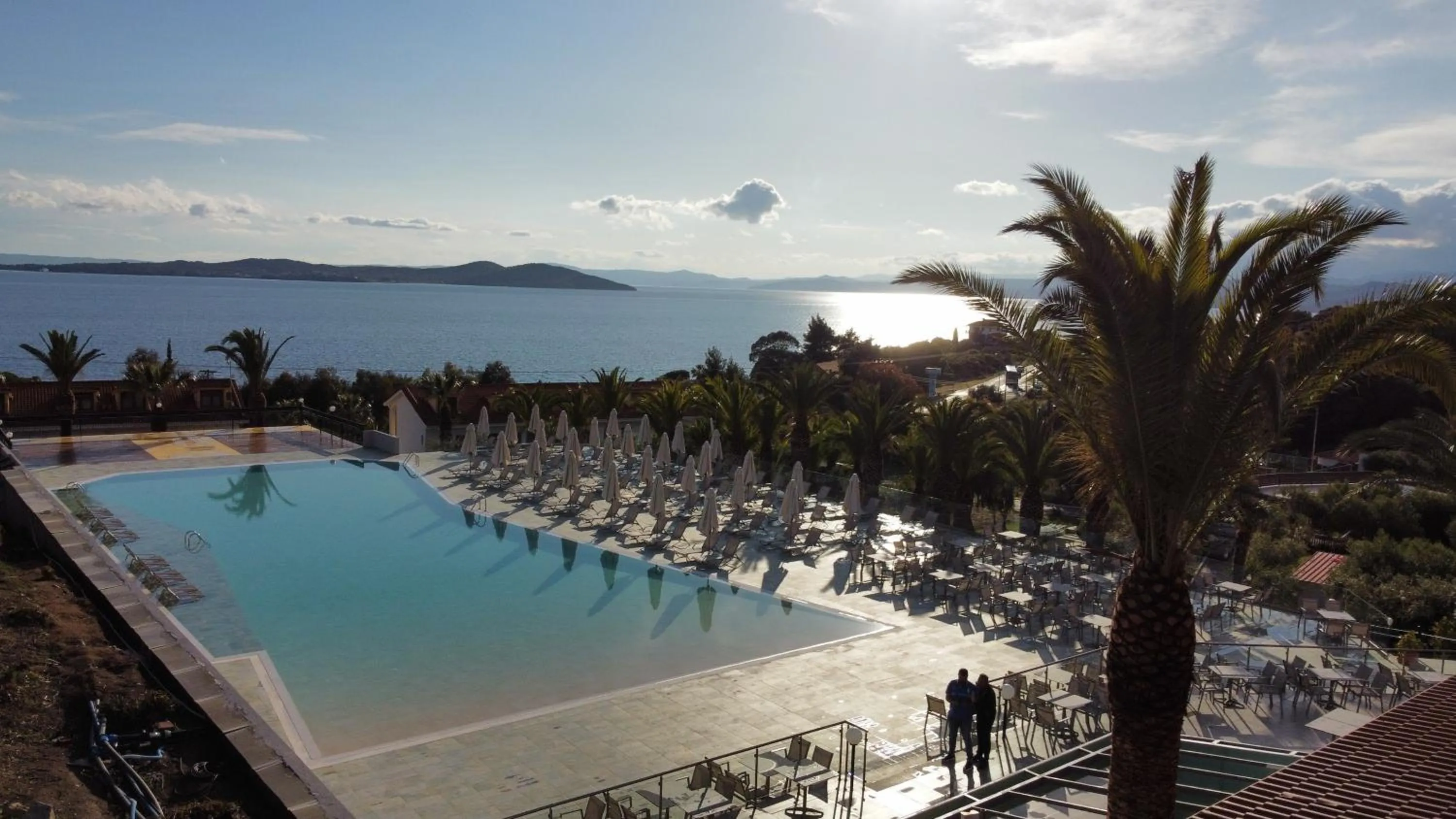 Swimming pool in Aristoteles Holiday Hotel And Spa