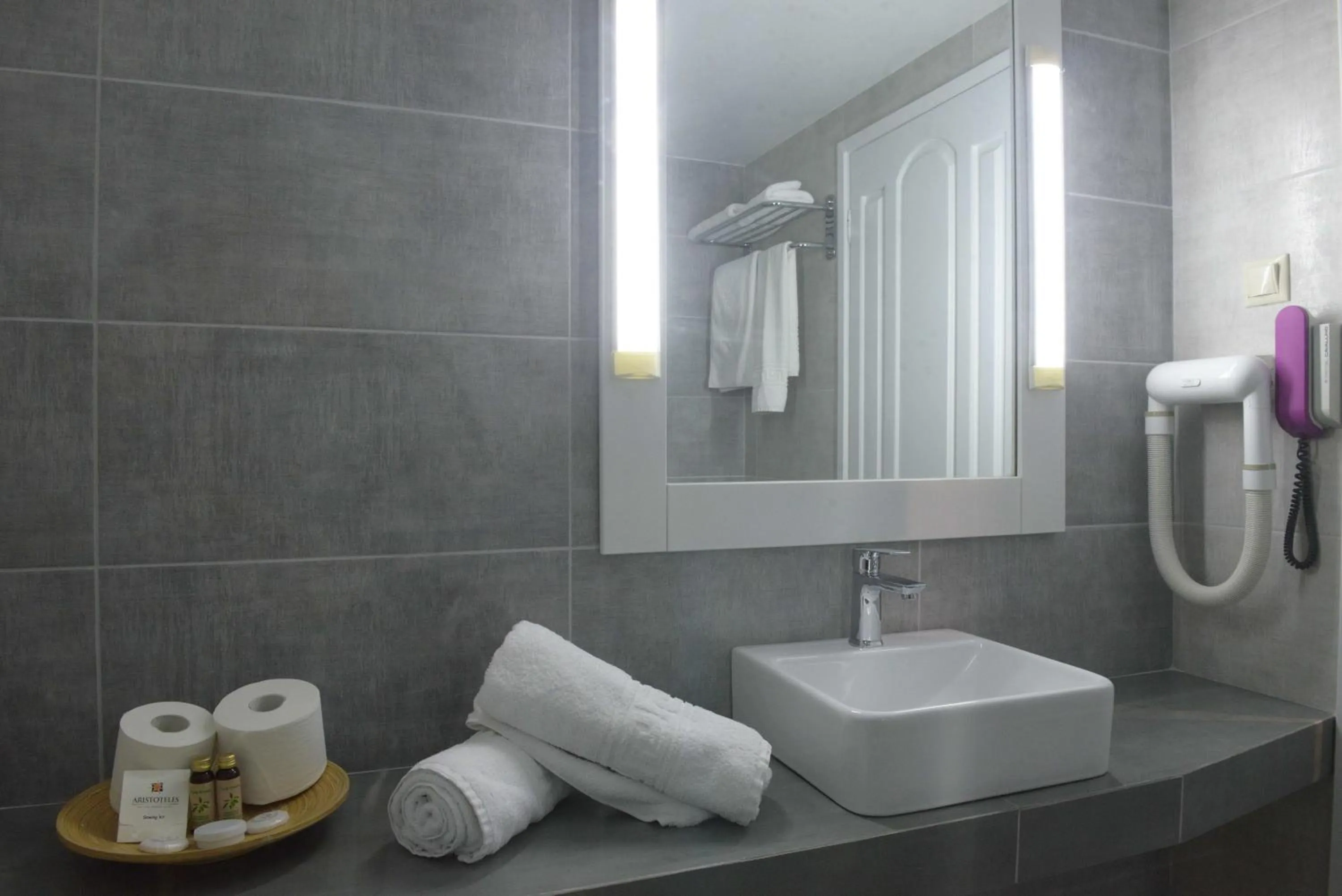 Bathroom in Aristoteles Holiday Hotel And Spa