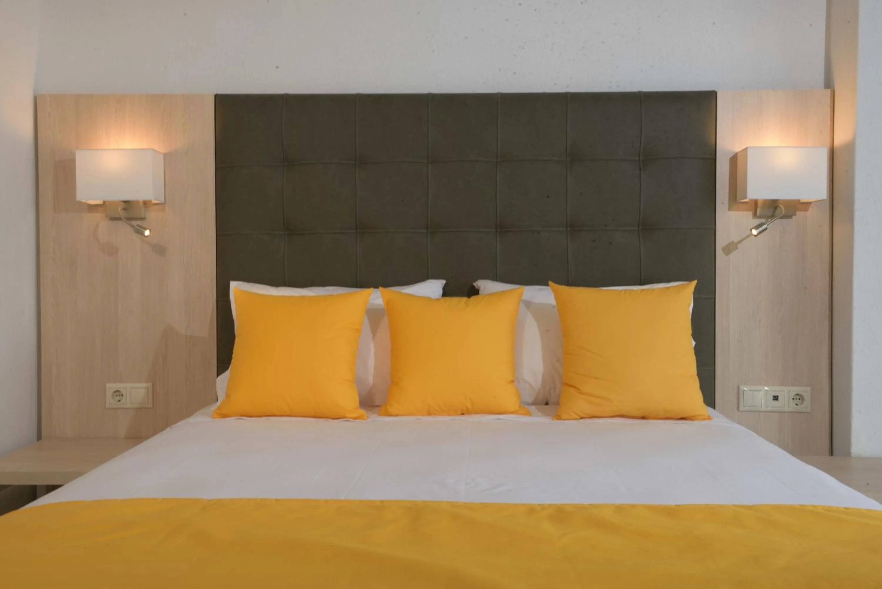 Bed in Aristoteles Holiday Hotel And Spa