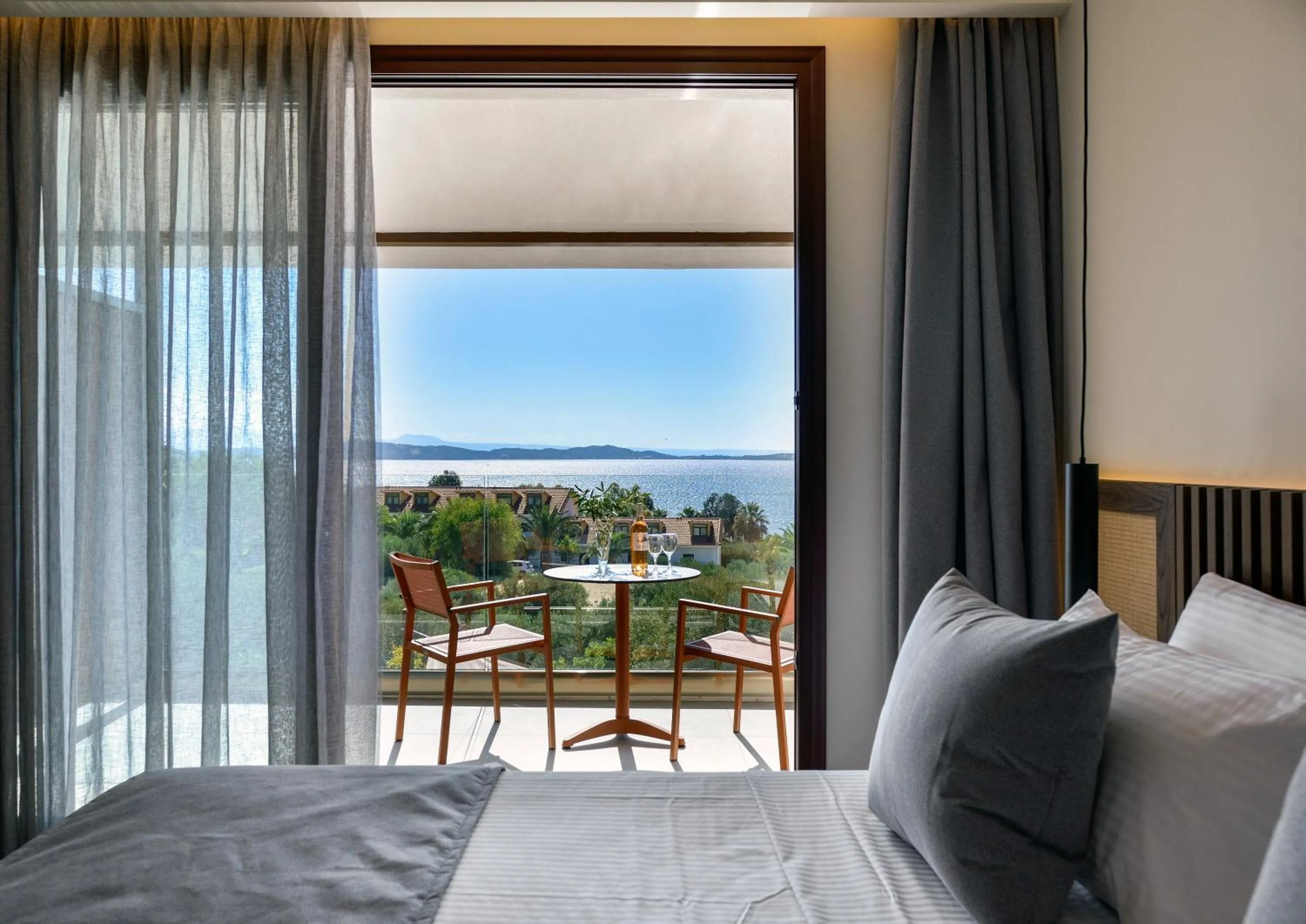 Bed in Aristoteles Holiday Hotel And Spa