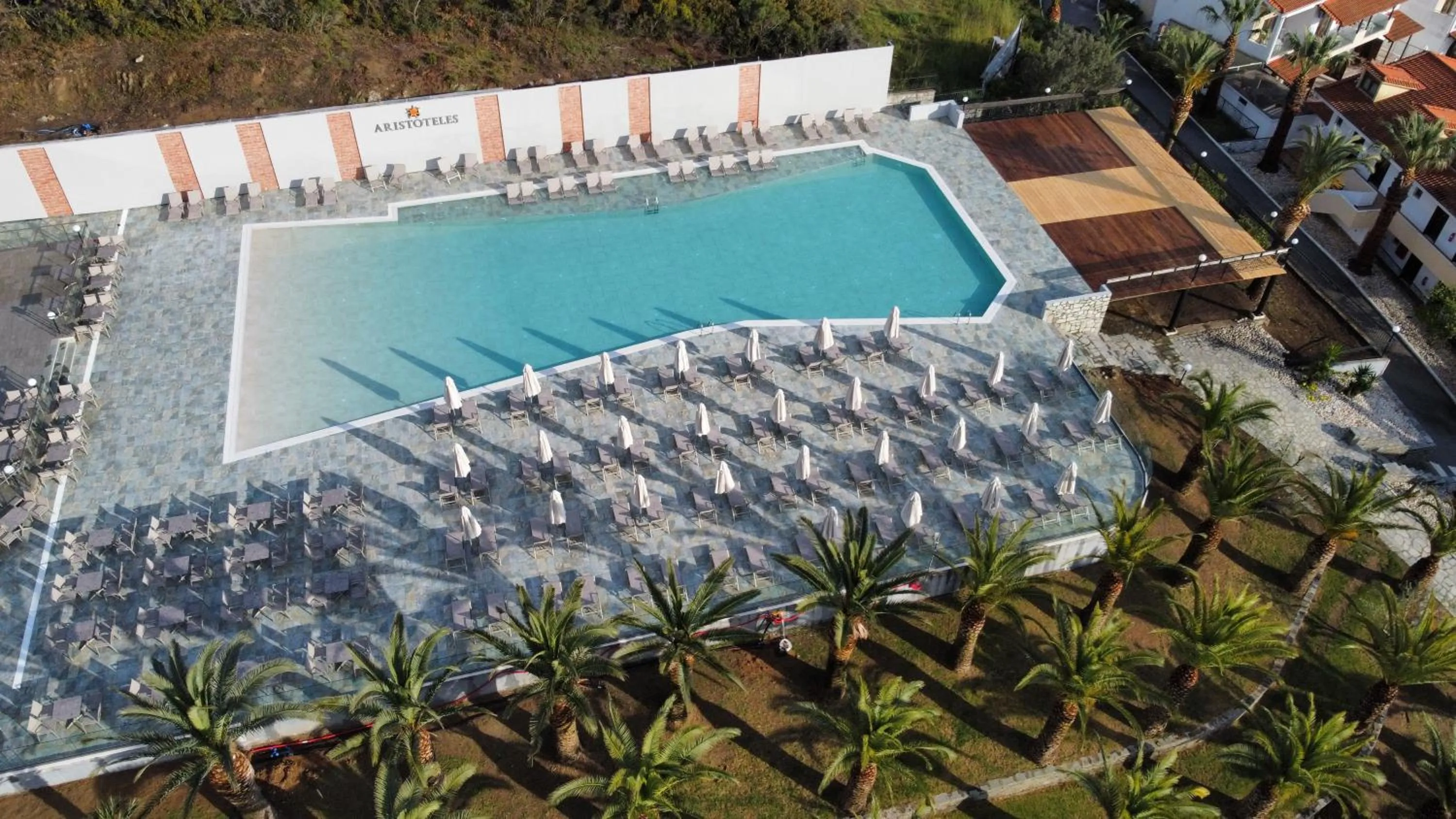 Swimming pool in Aristoteles Holiday Hotel And Spa