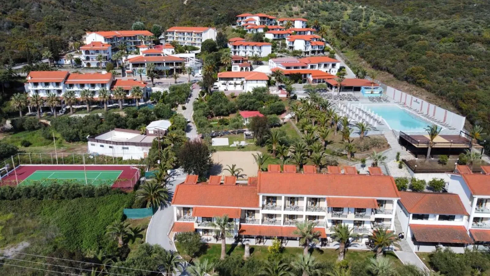 Property building in Aristoteles Holiday Hotel And Spa