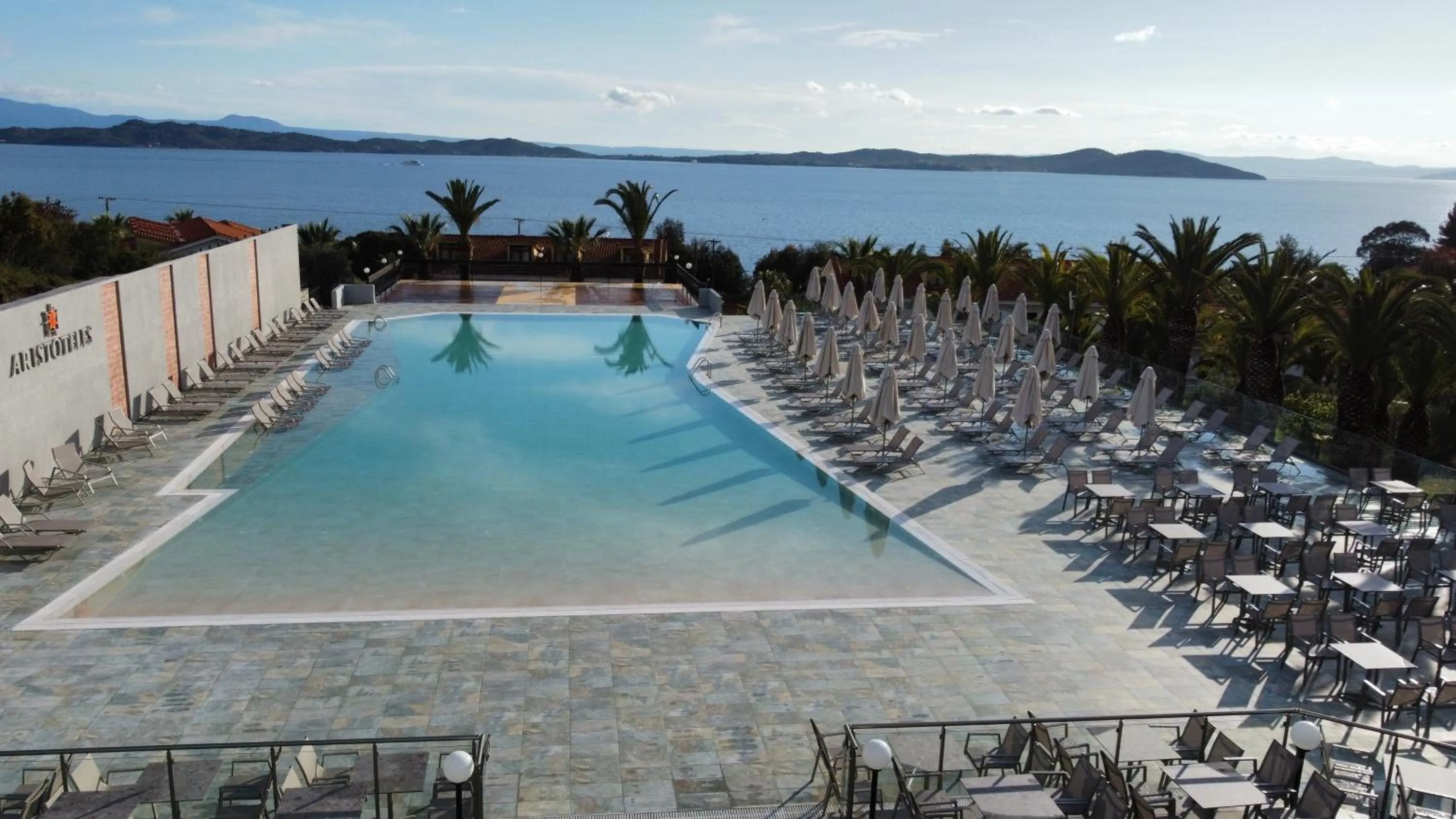 Swimming pool in Aristoteles Holiday Hotel And Spa