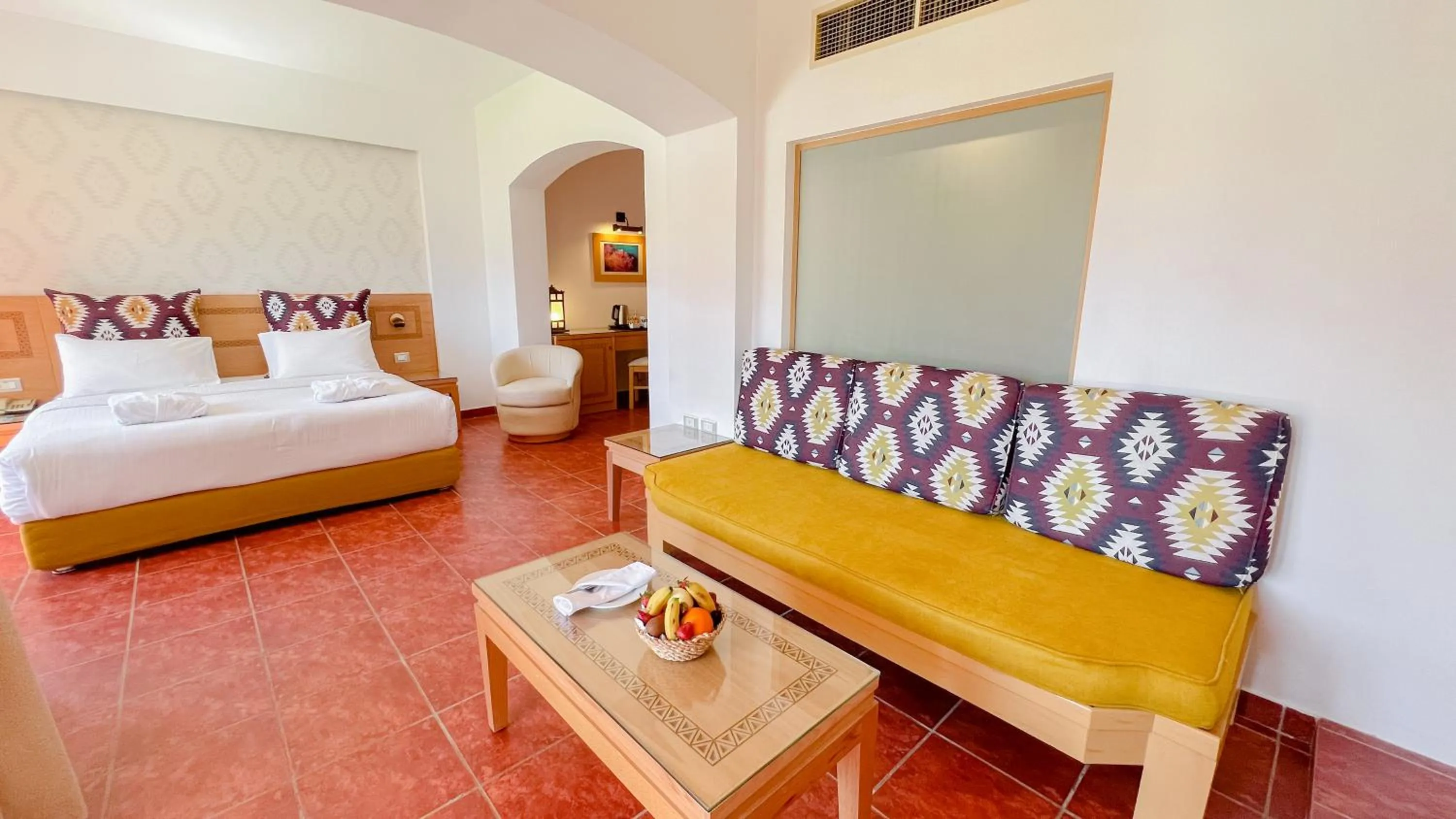 Bed in Tamra Beach Resort