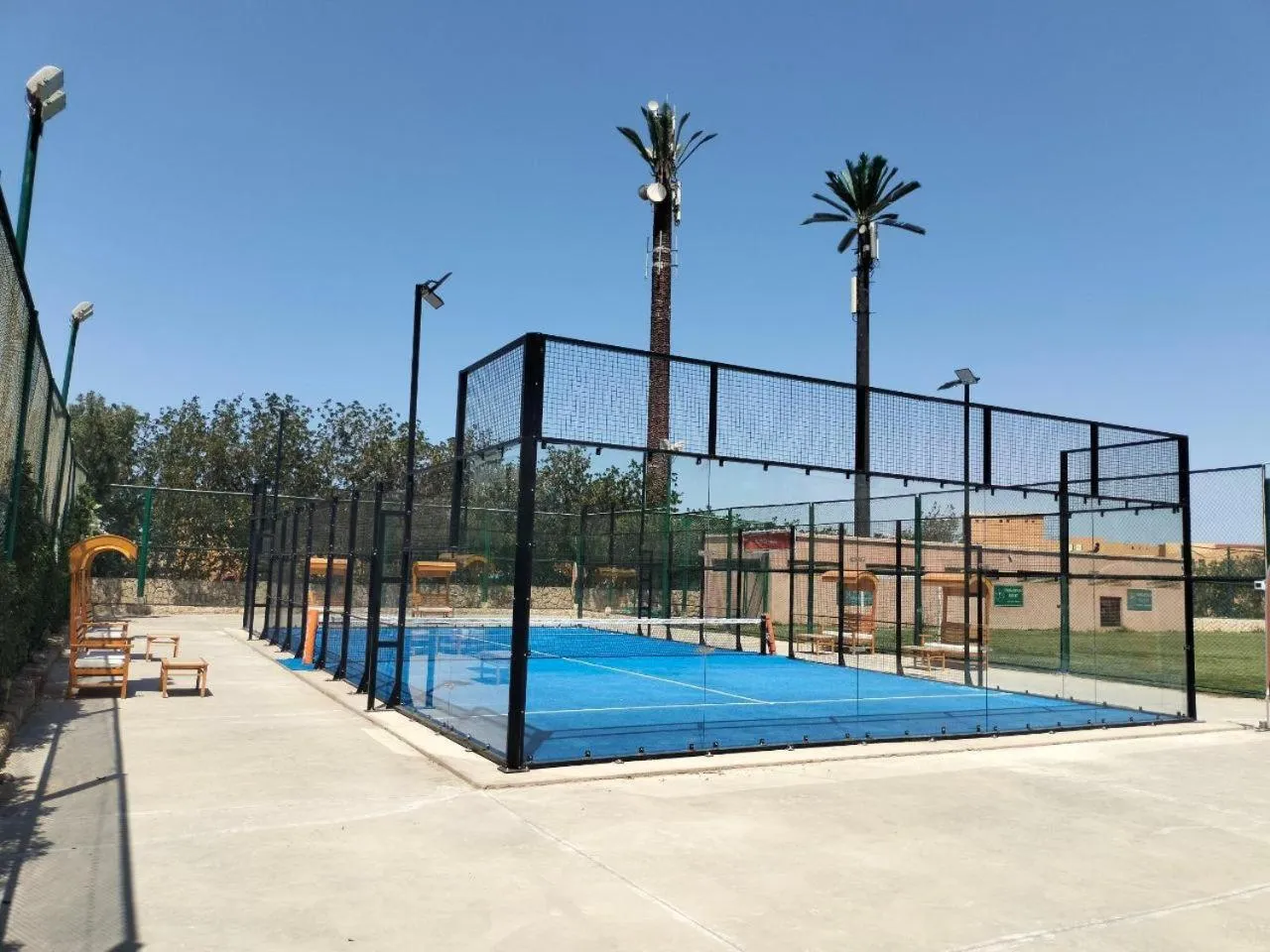 Tennis court in Tamra Beach Resort