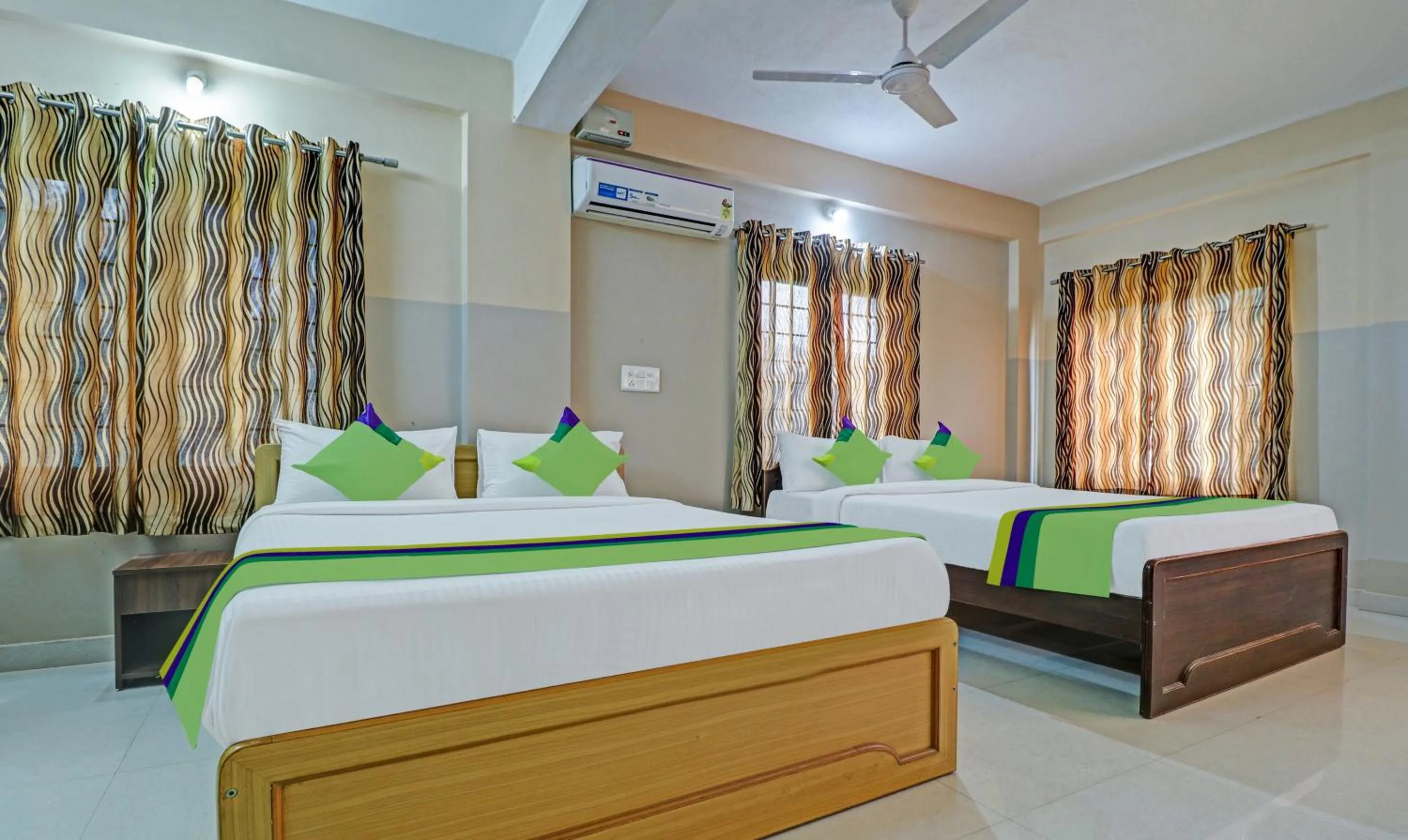 Bedroom, Bed in Treebo Green Land Kushalnagar
