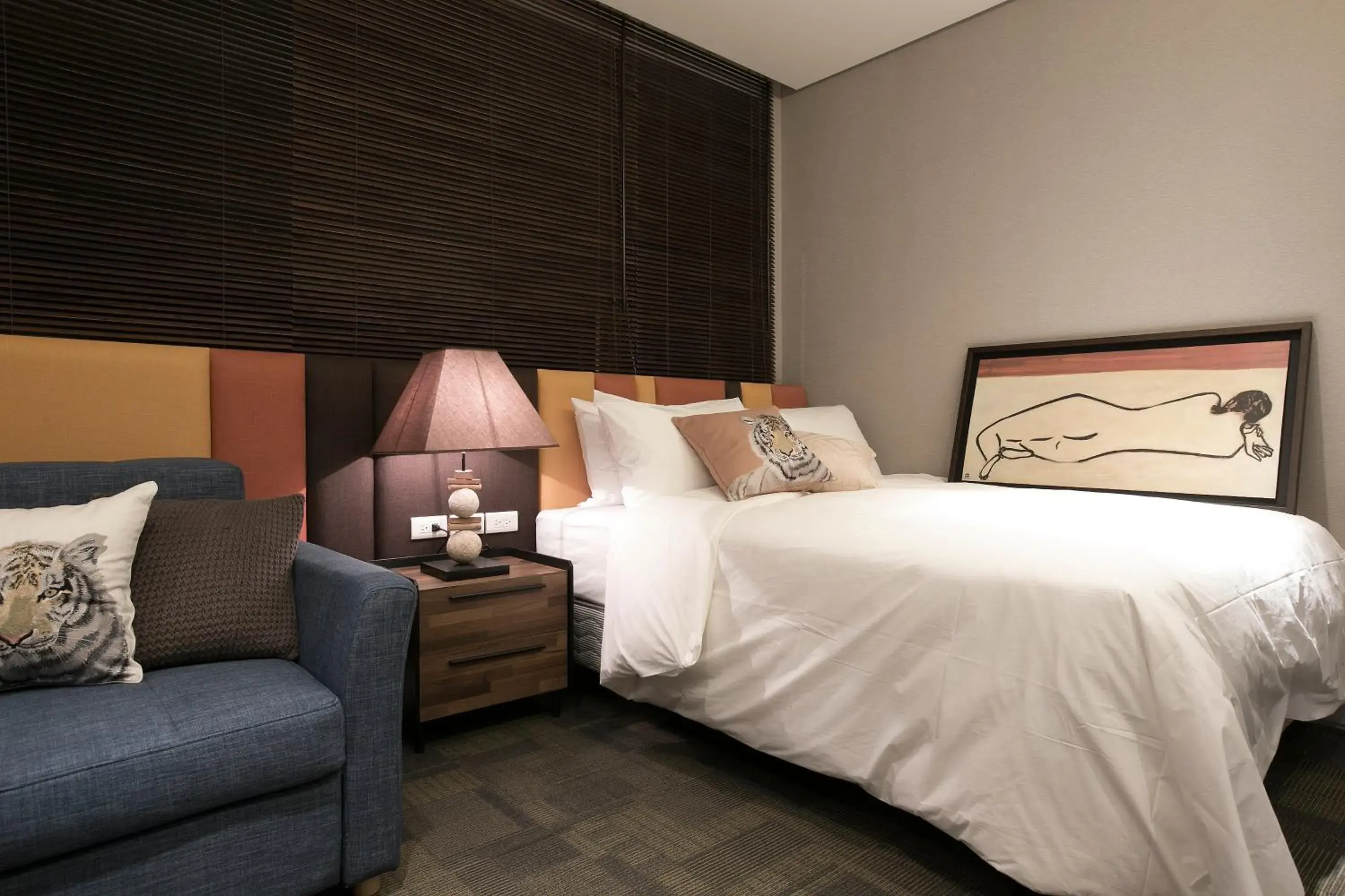 Bed in Chez Taipei No 5 Bed in Chez Taipei No 5