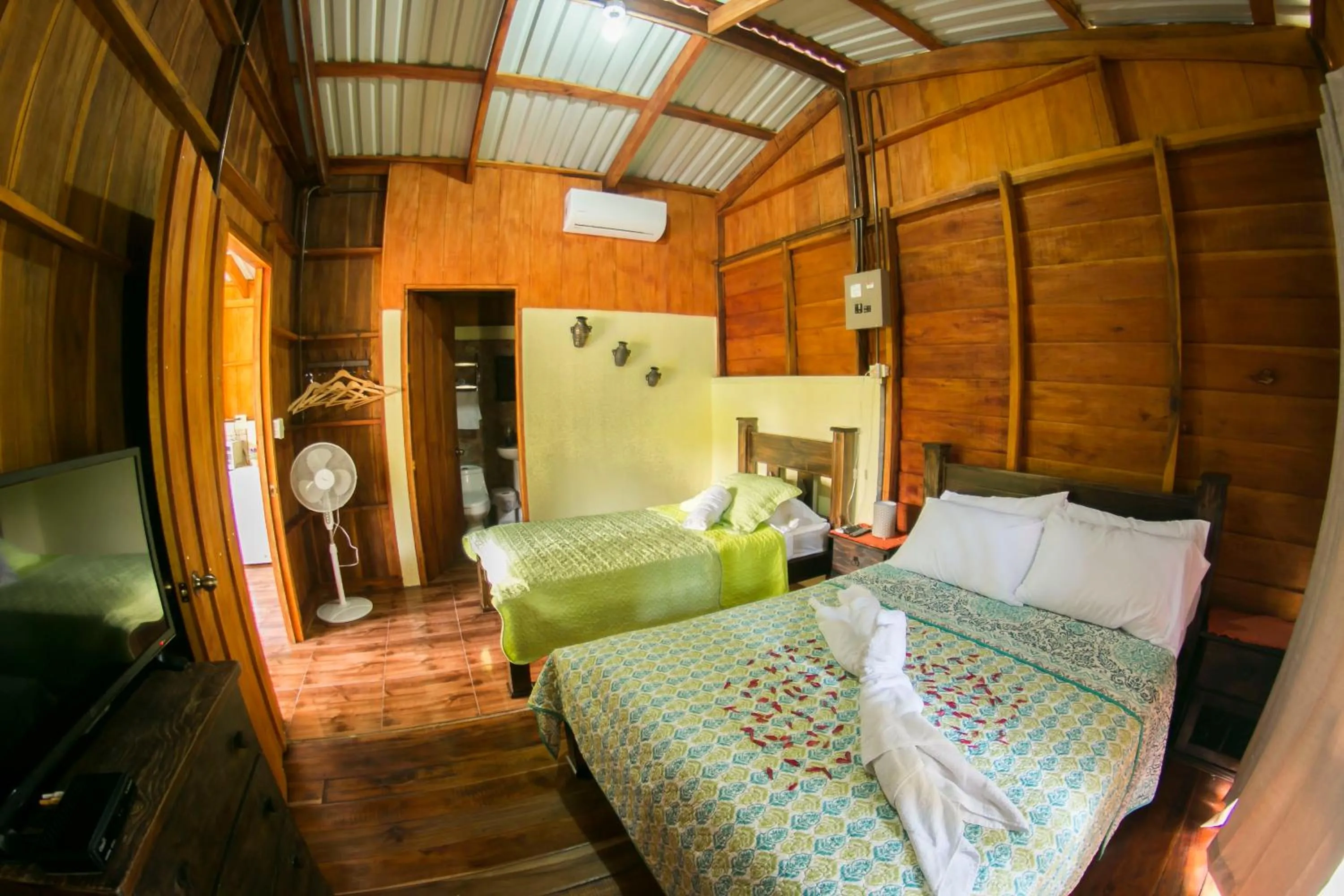 Bed in Cabañas del Lago