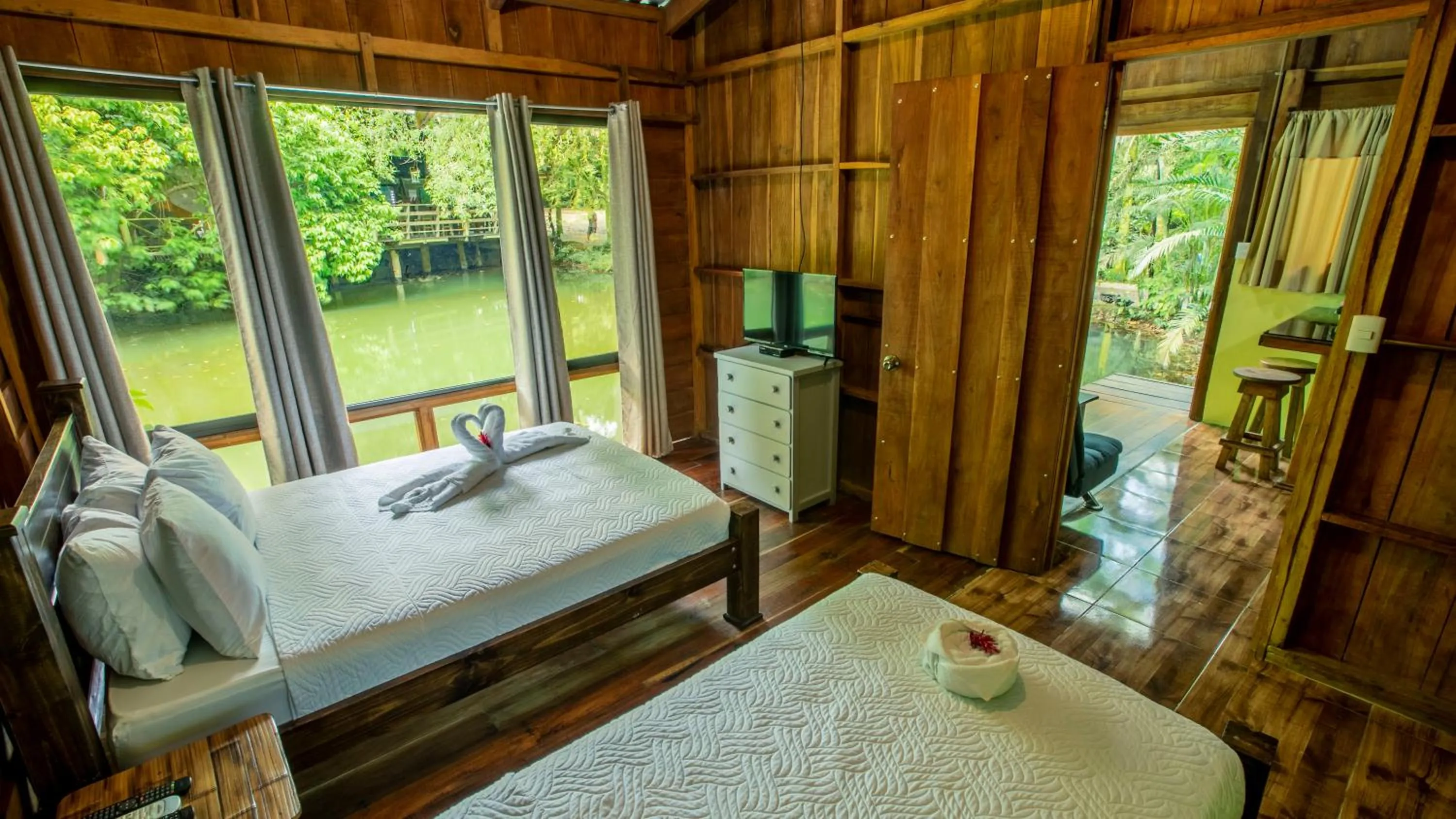 Bed in Cabañas del Lago