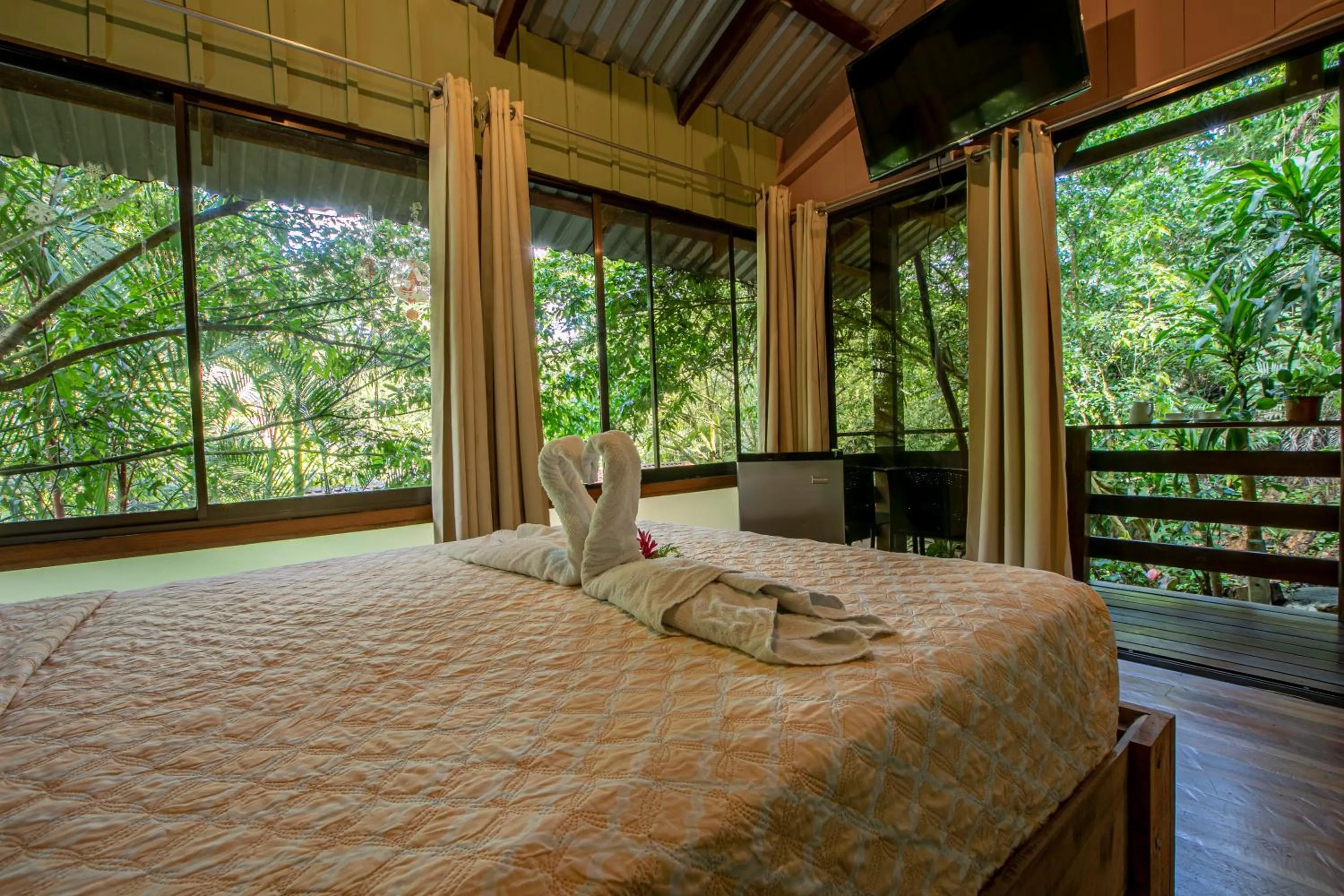 Bedroom, Bed in Cabañas del Lago