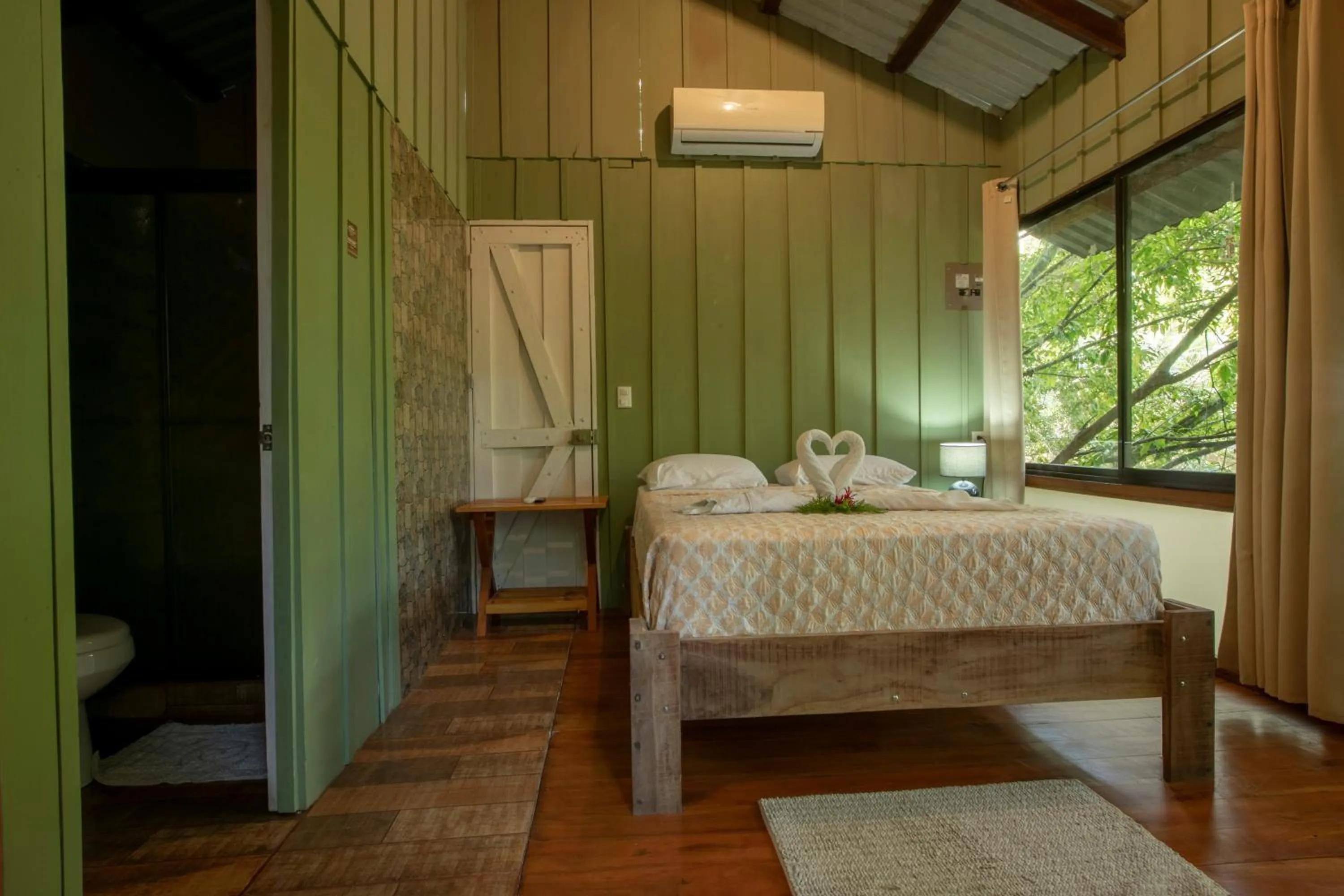 Bed in Cabañas del Lago