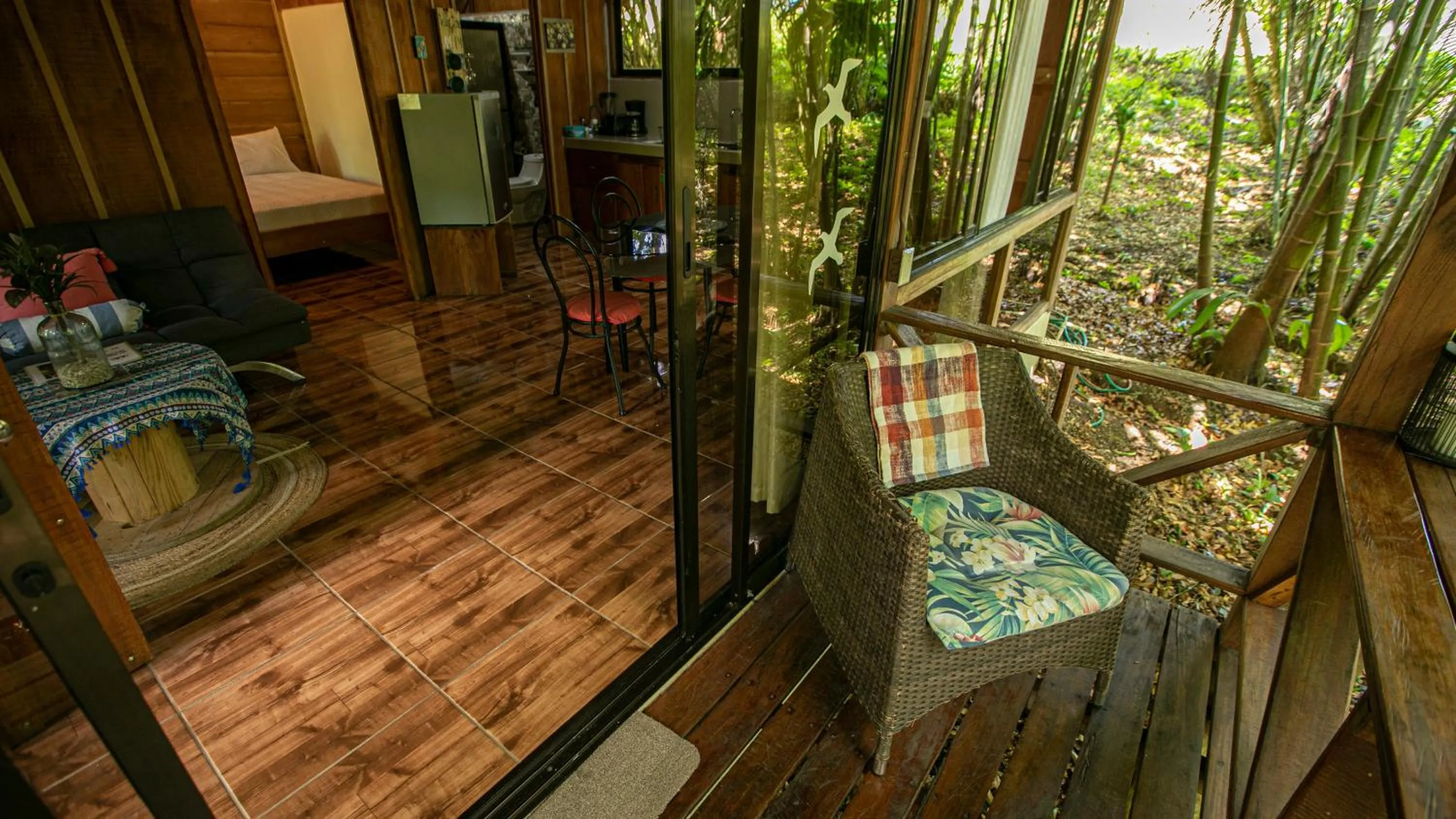 Garden in Cabañas del Lago