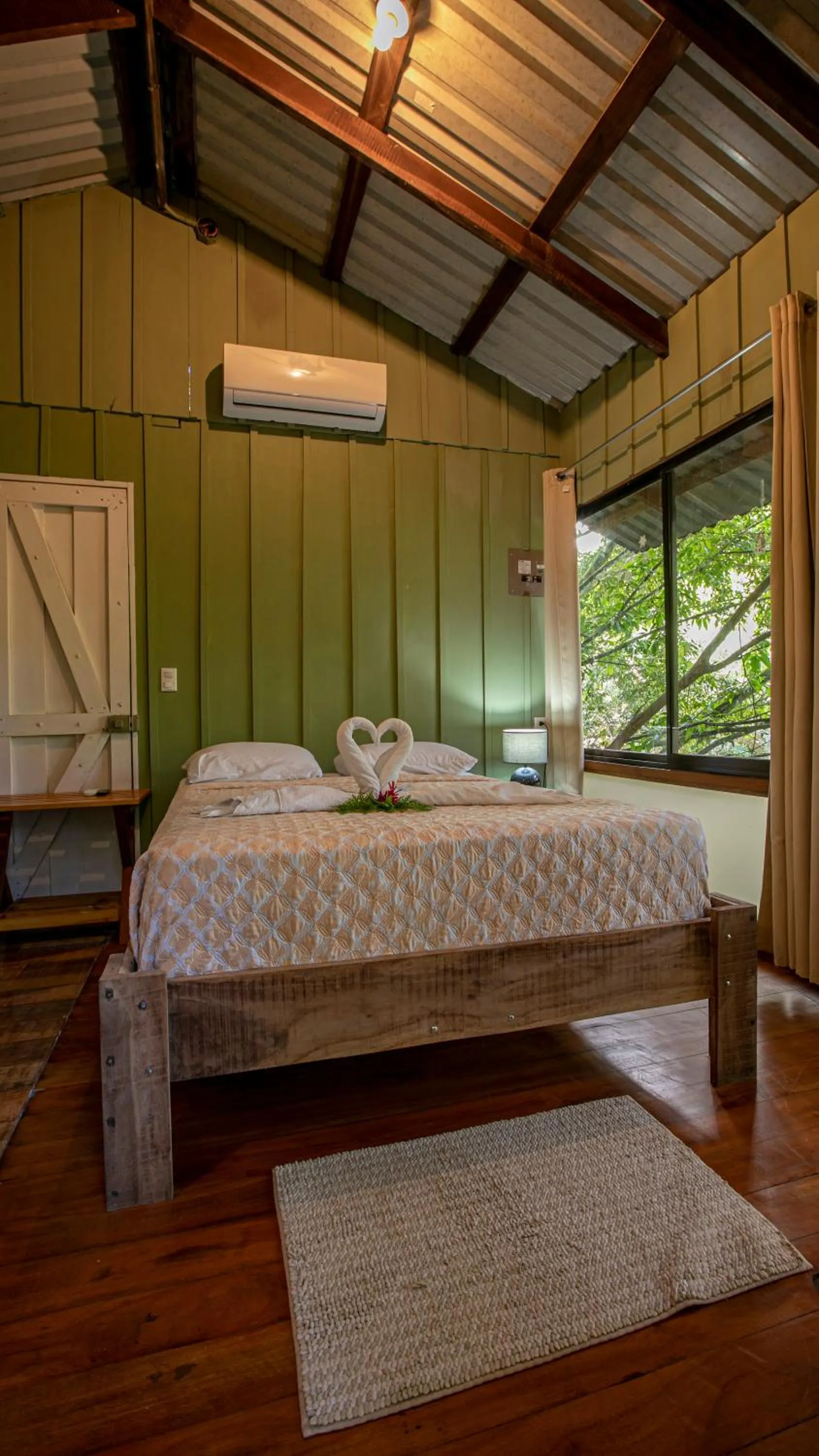 Bed in Cabañas del Lago