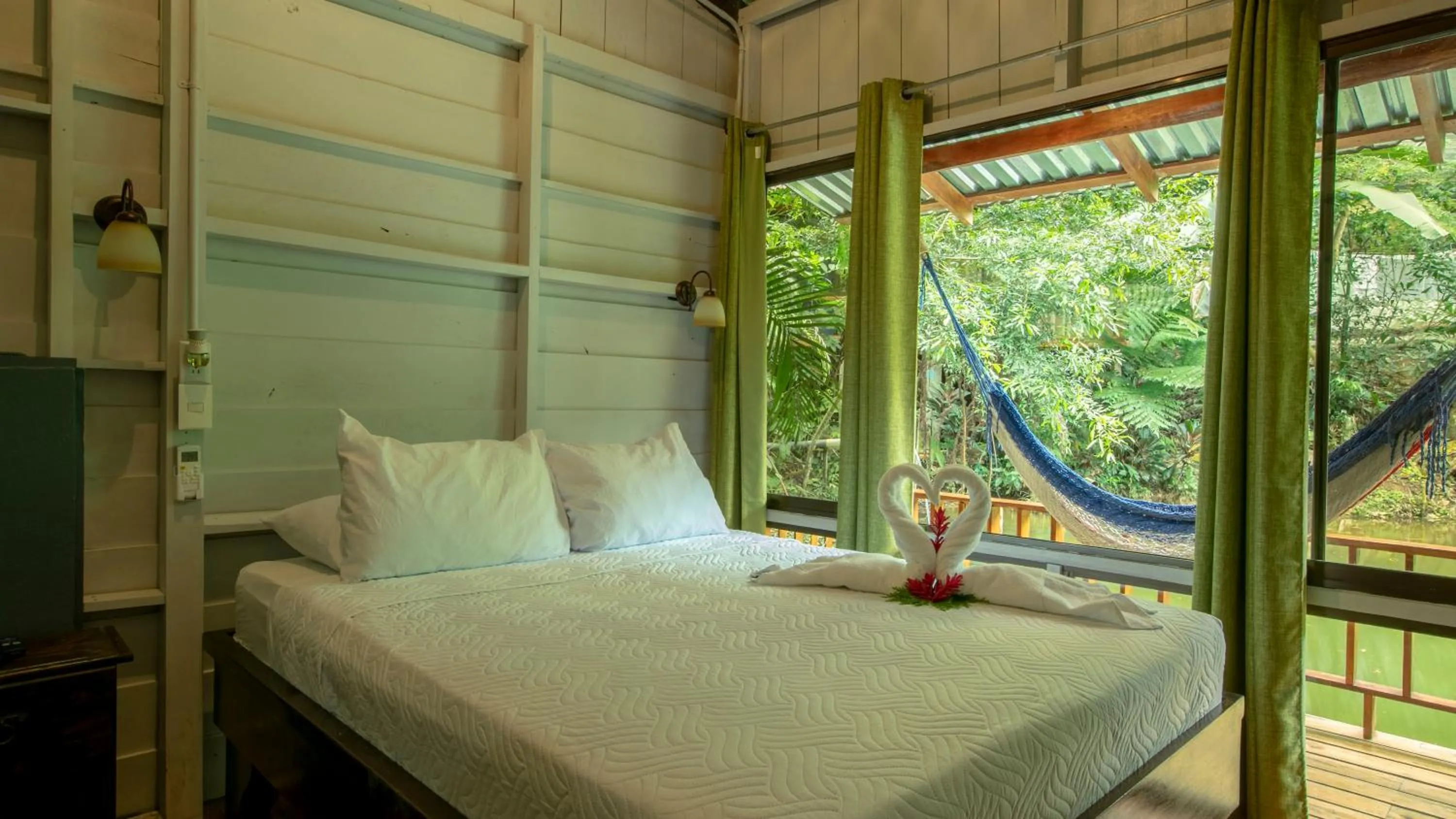 Bed in Cabañas del Lago