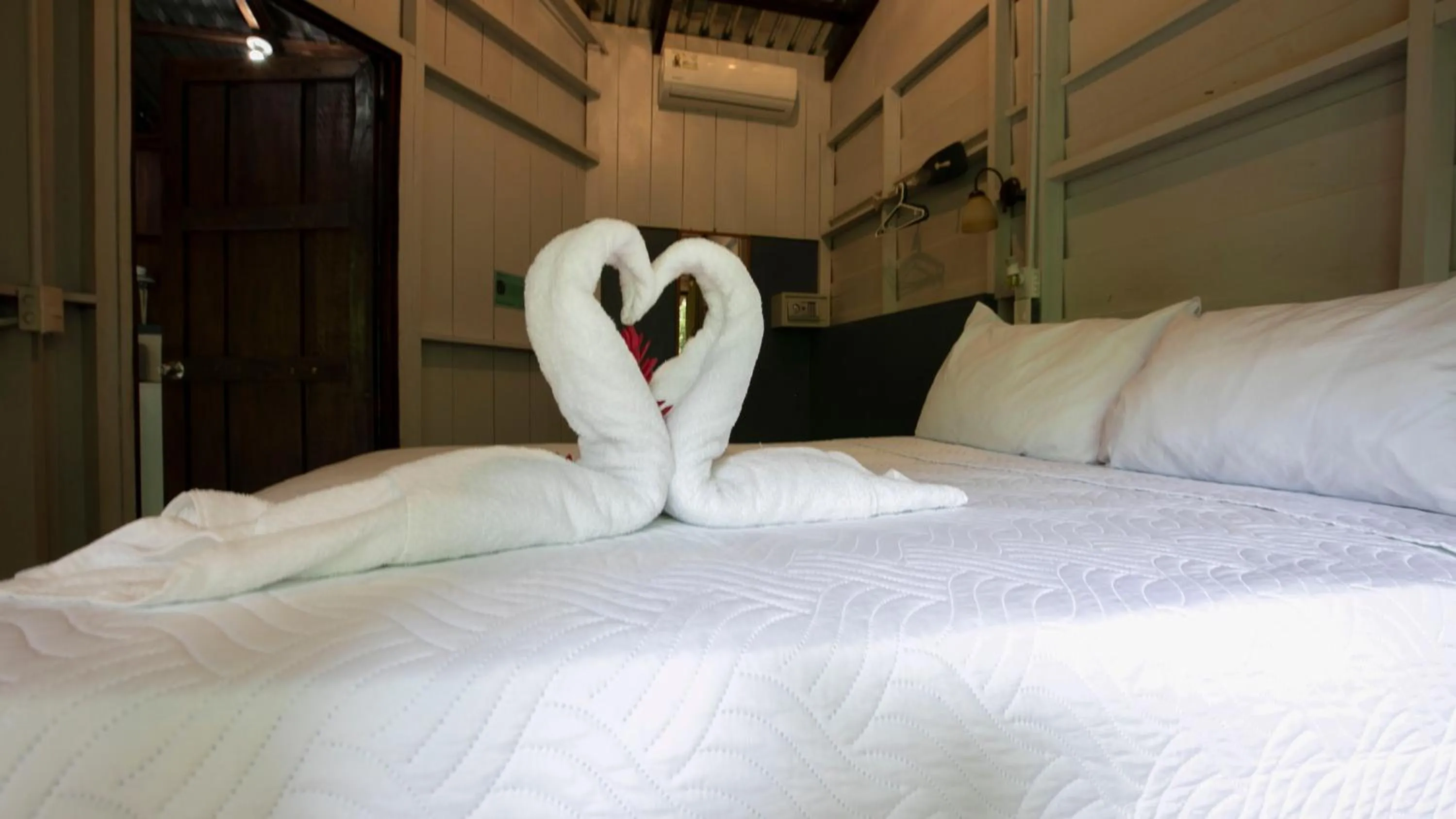 Bed in Cabañas del Lago