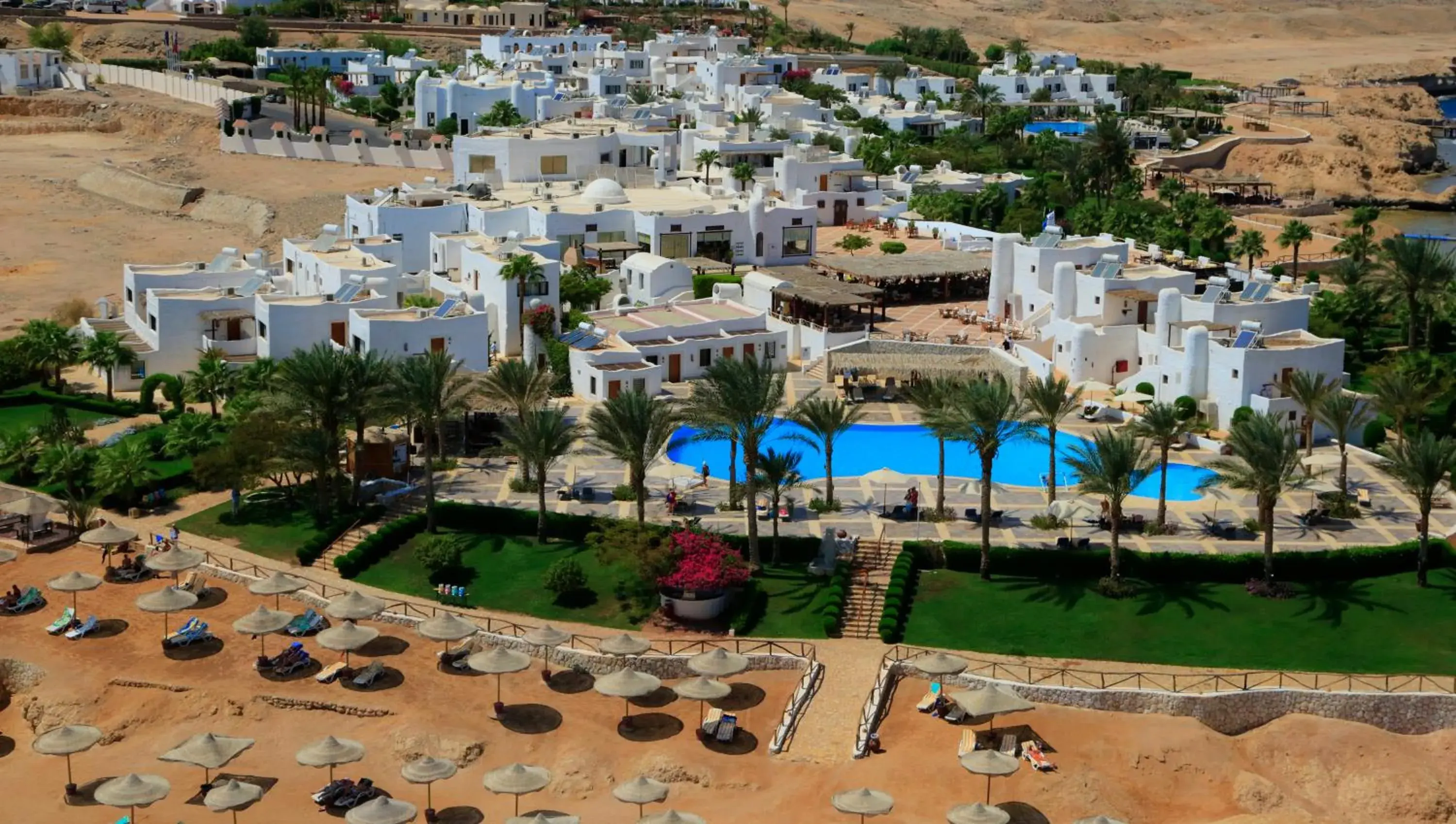 Bird's eye view in Sharm Club Beach Resort Bird's eye view in Sharm Club Beach Resort