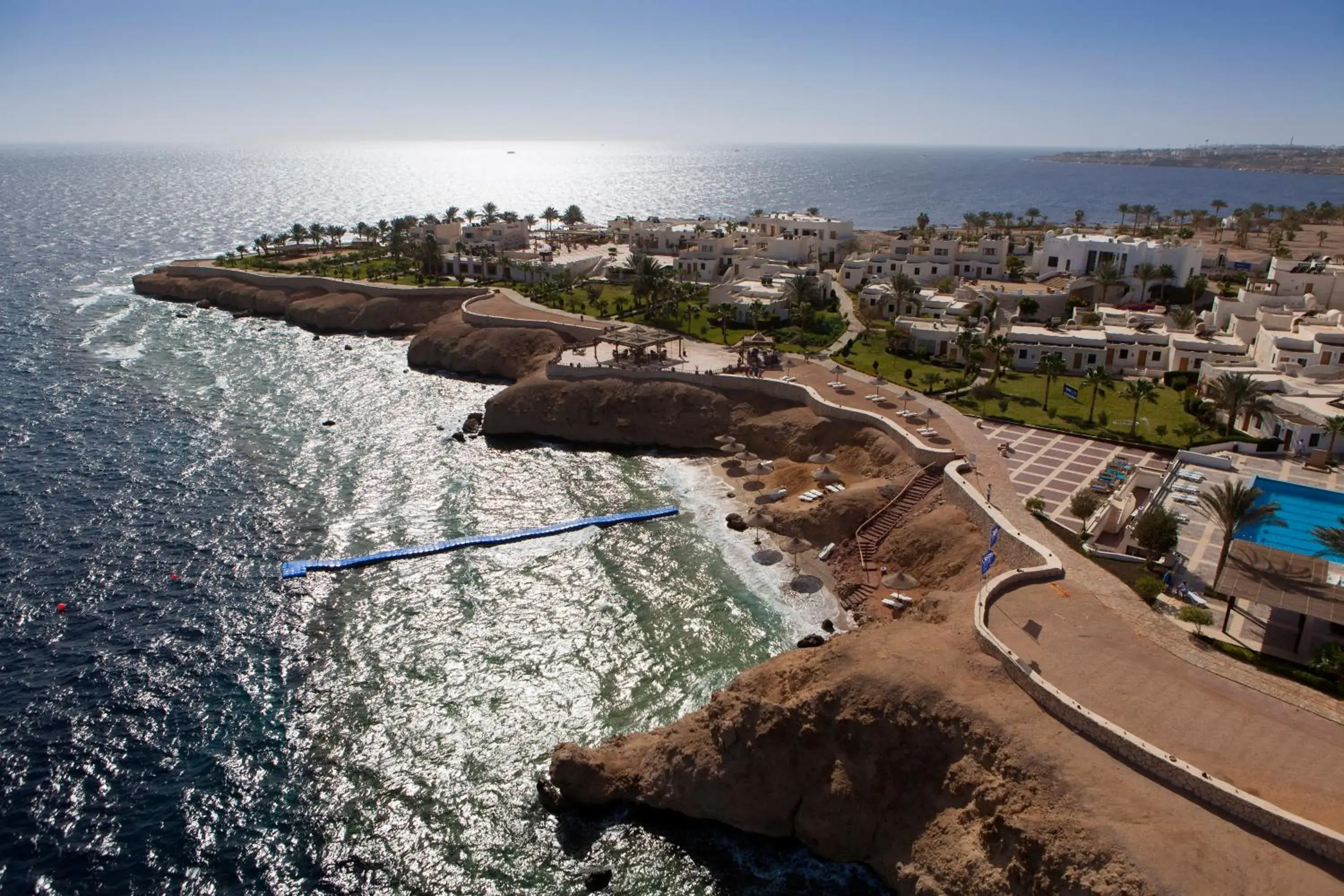 Bird's eye view in Sharm Club Beach Resort Bird's eye view in Sharm Club Beach Resort