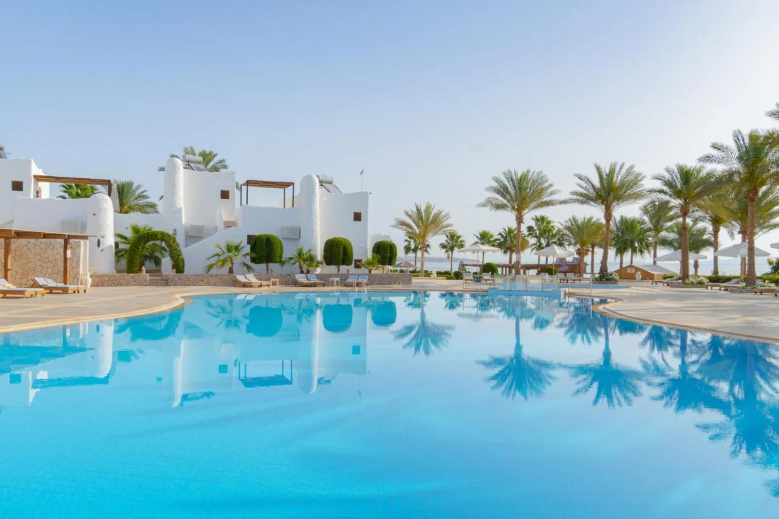 Pool view in Sharm Club Beach Resort
