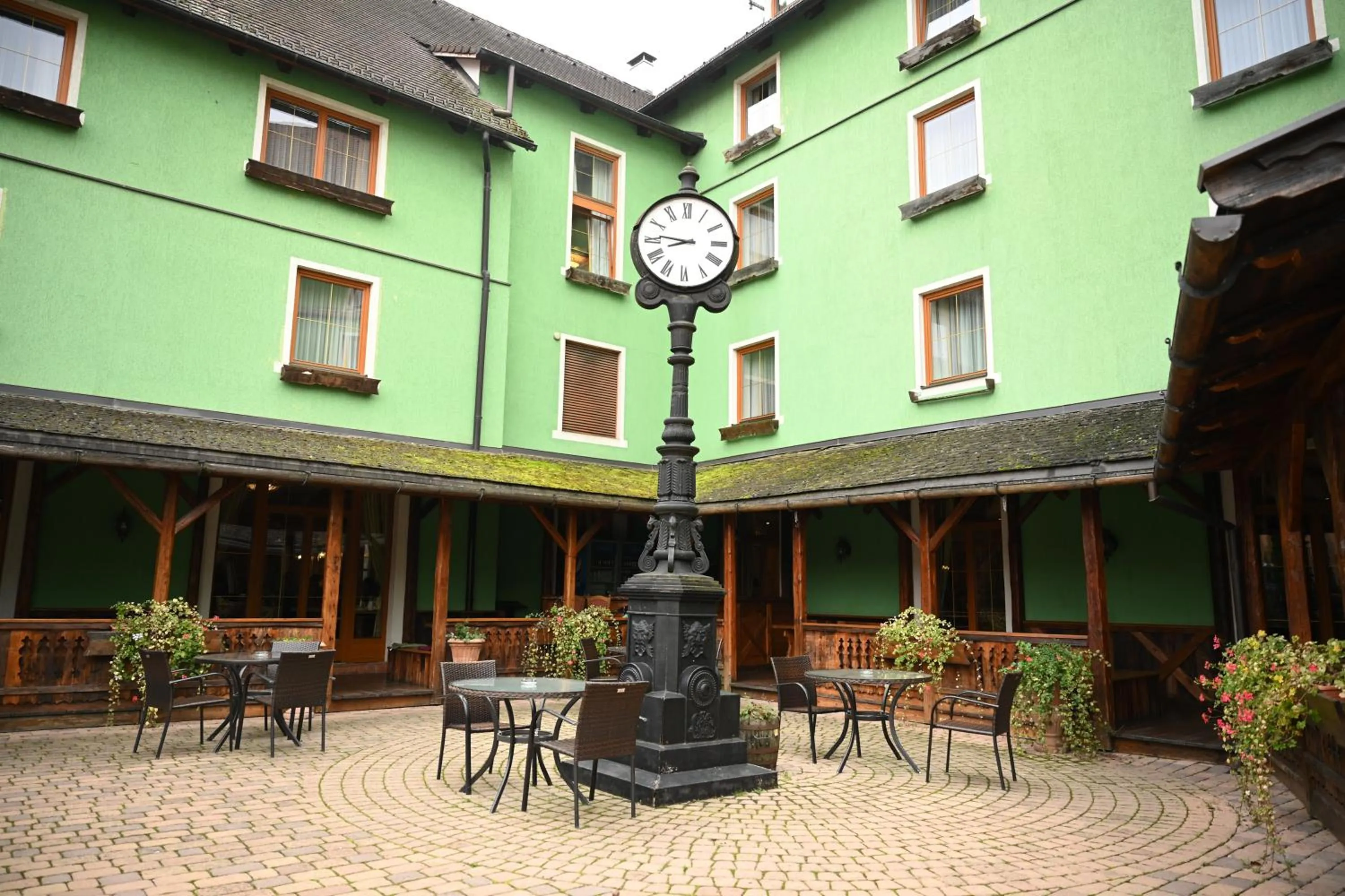 Balcony/Terrace in Mercure Sighisoara Binderbubi Hotel & Spa