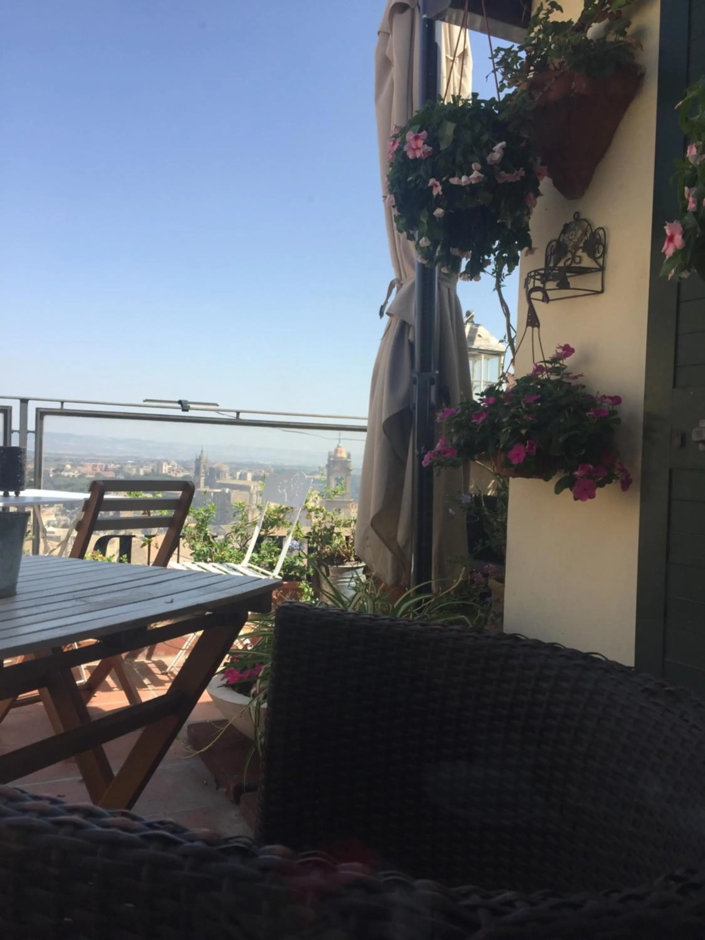 View (from property/room) in Casa tipica siciliana patronale home BedandBreakfast TreMetriSoprailCielo Camere con vista, colazione interna in terrazzo panoramico