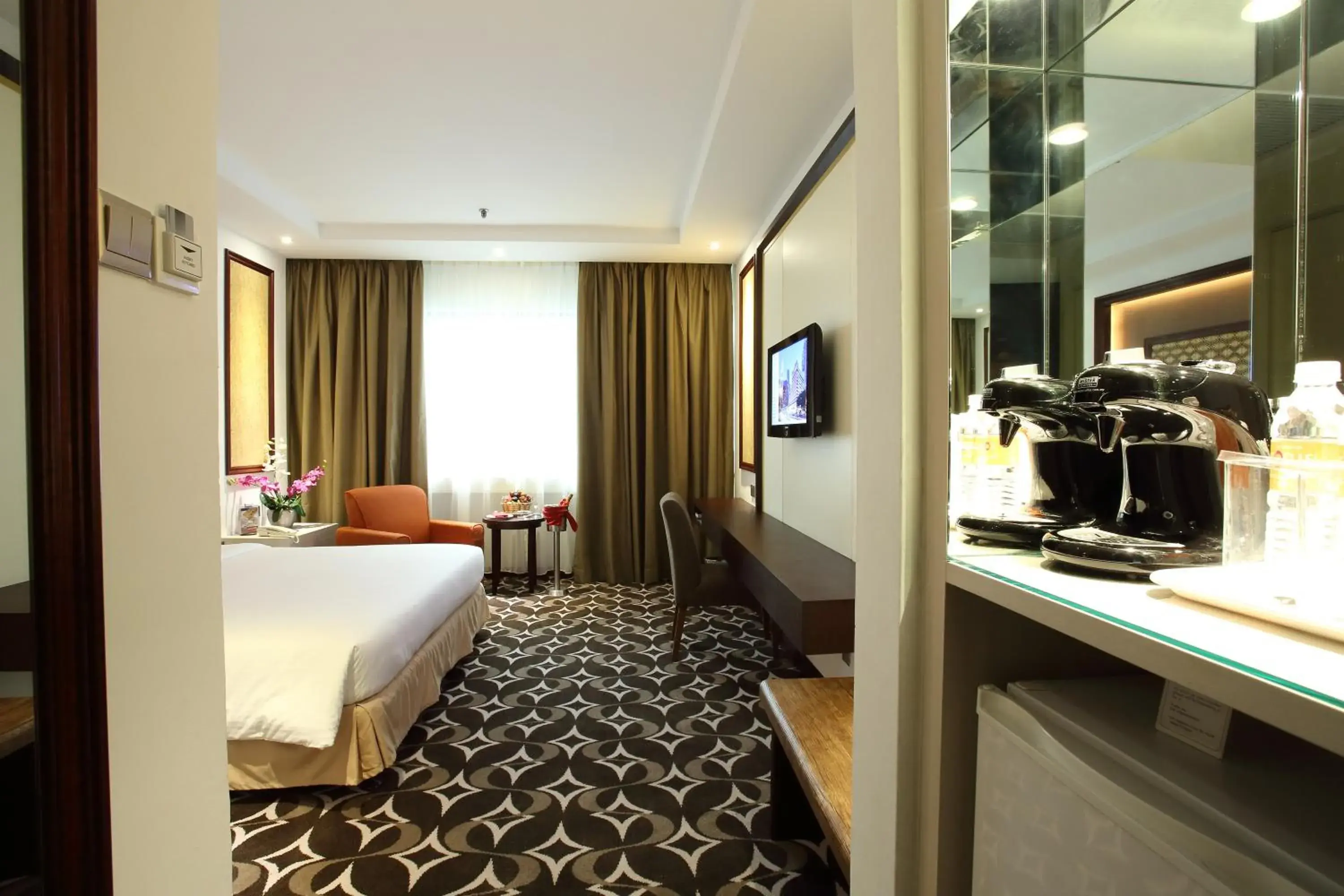 Coffee/tea facilities, Bed in Corus KLCC Coffee/tea facilities, Bed in Corus KLCC