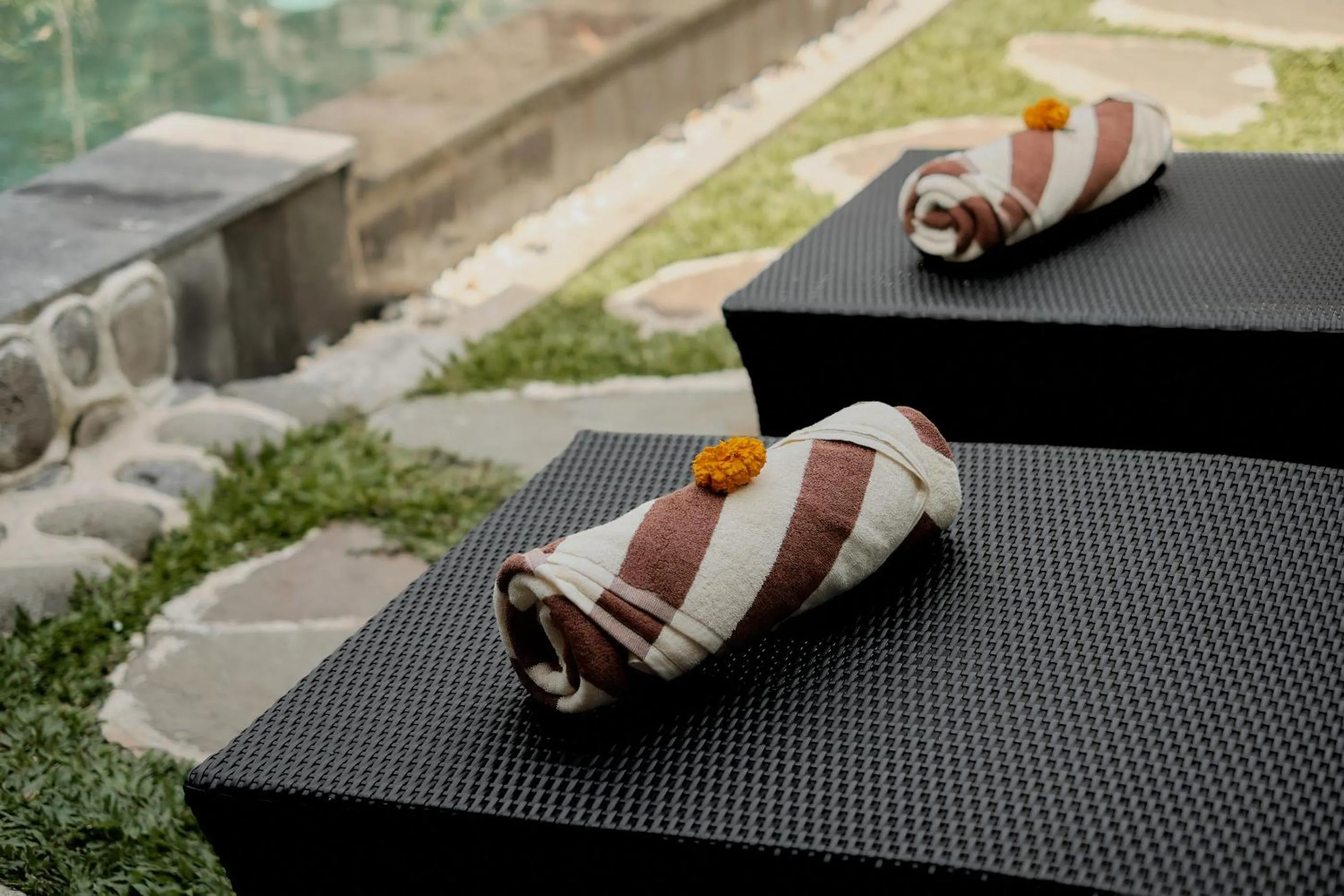 Pool view in Pratiwi Ubud Villa