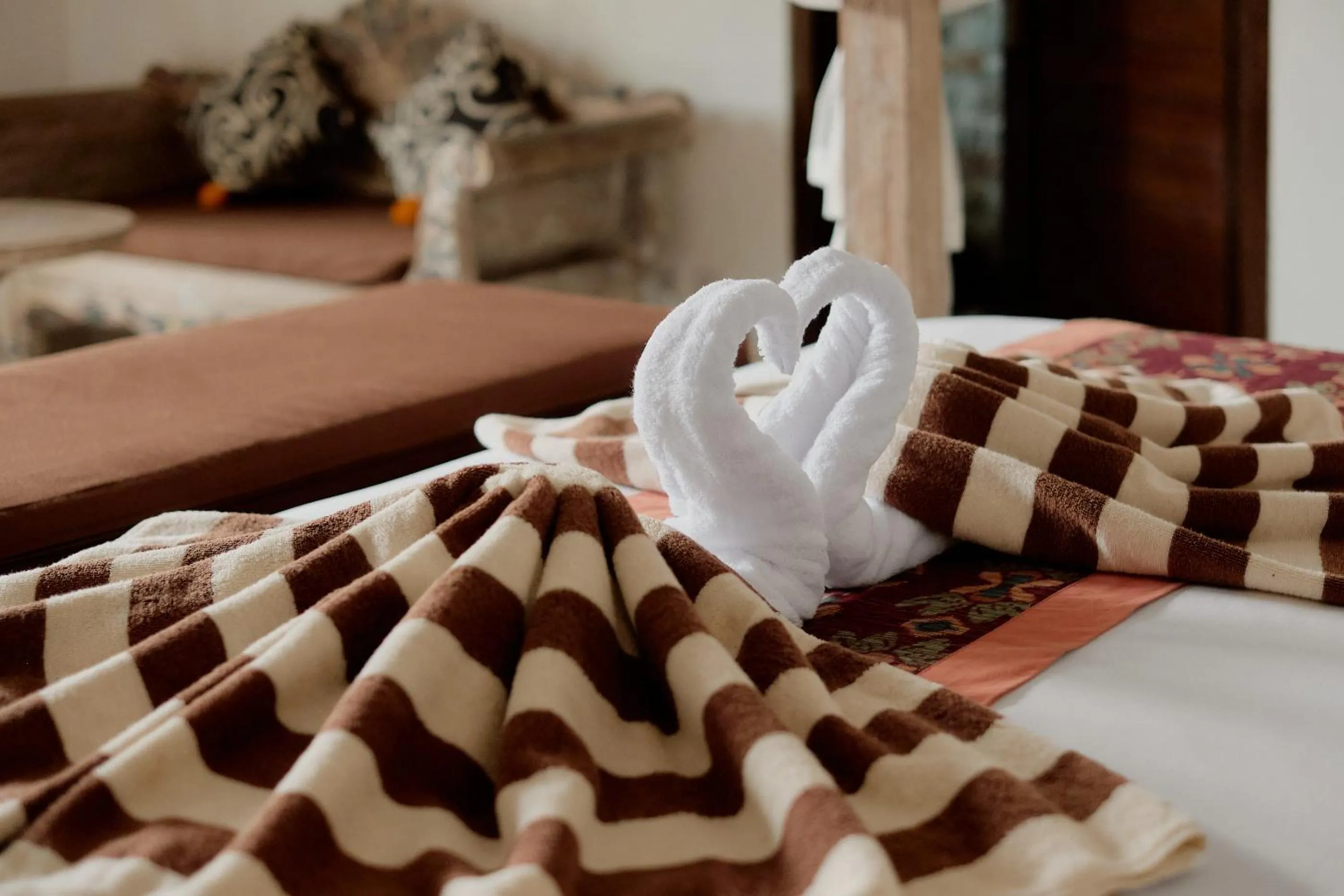 Bed in Pratiwi Ubud Villa