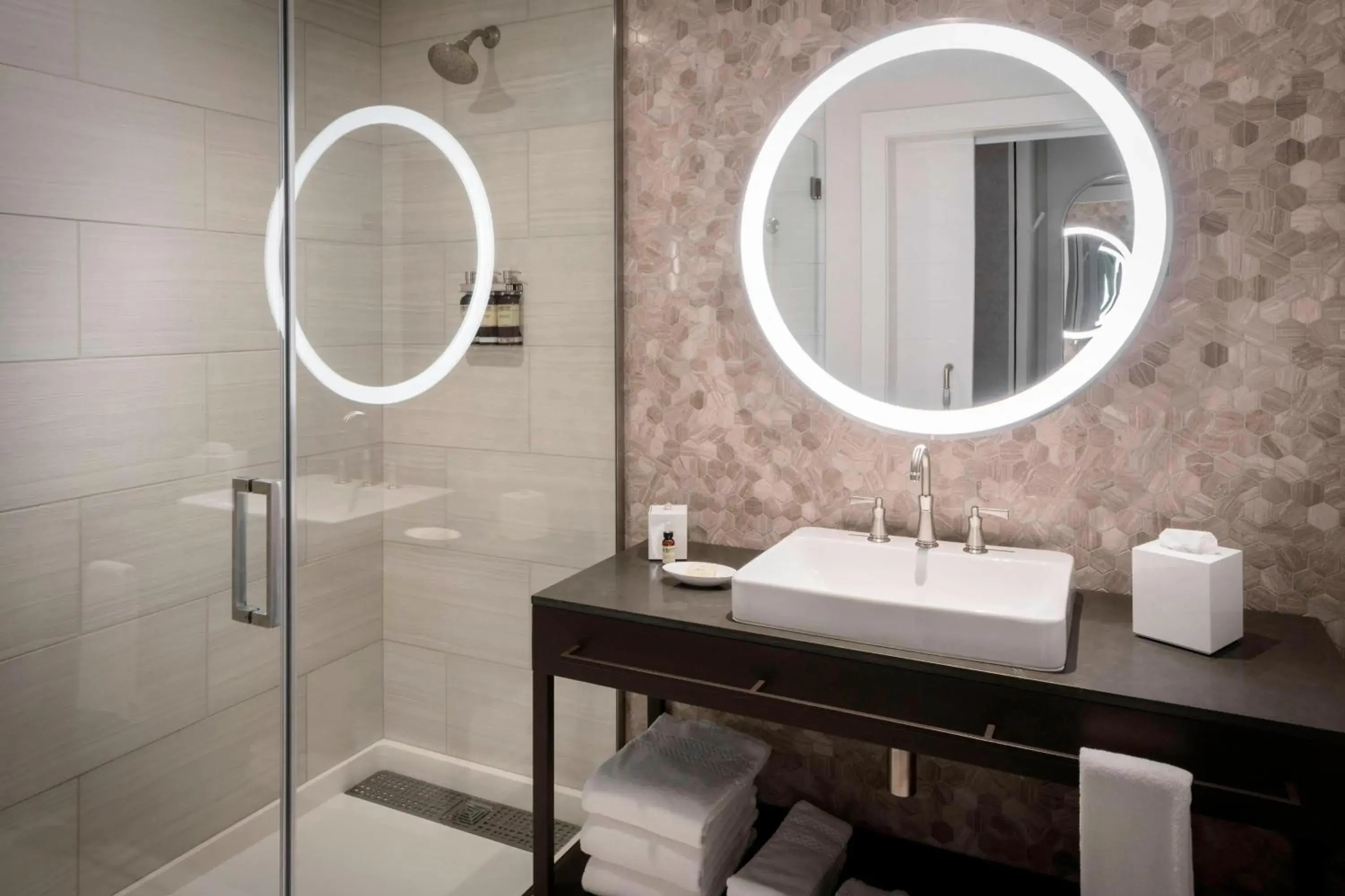 Queen Room with Two Queen Beds and Roll-in Shower - Mobility and Hearing Accessible in The Elizabeth Hotel, Autograph Collection Queen Room with Two Queen Beds and Roll-in Shower - Mobility and Hearing Accessible in The Elizabeth Hotel, Autograph Collection