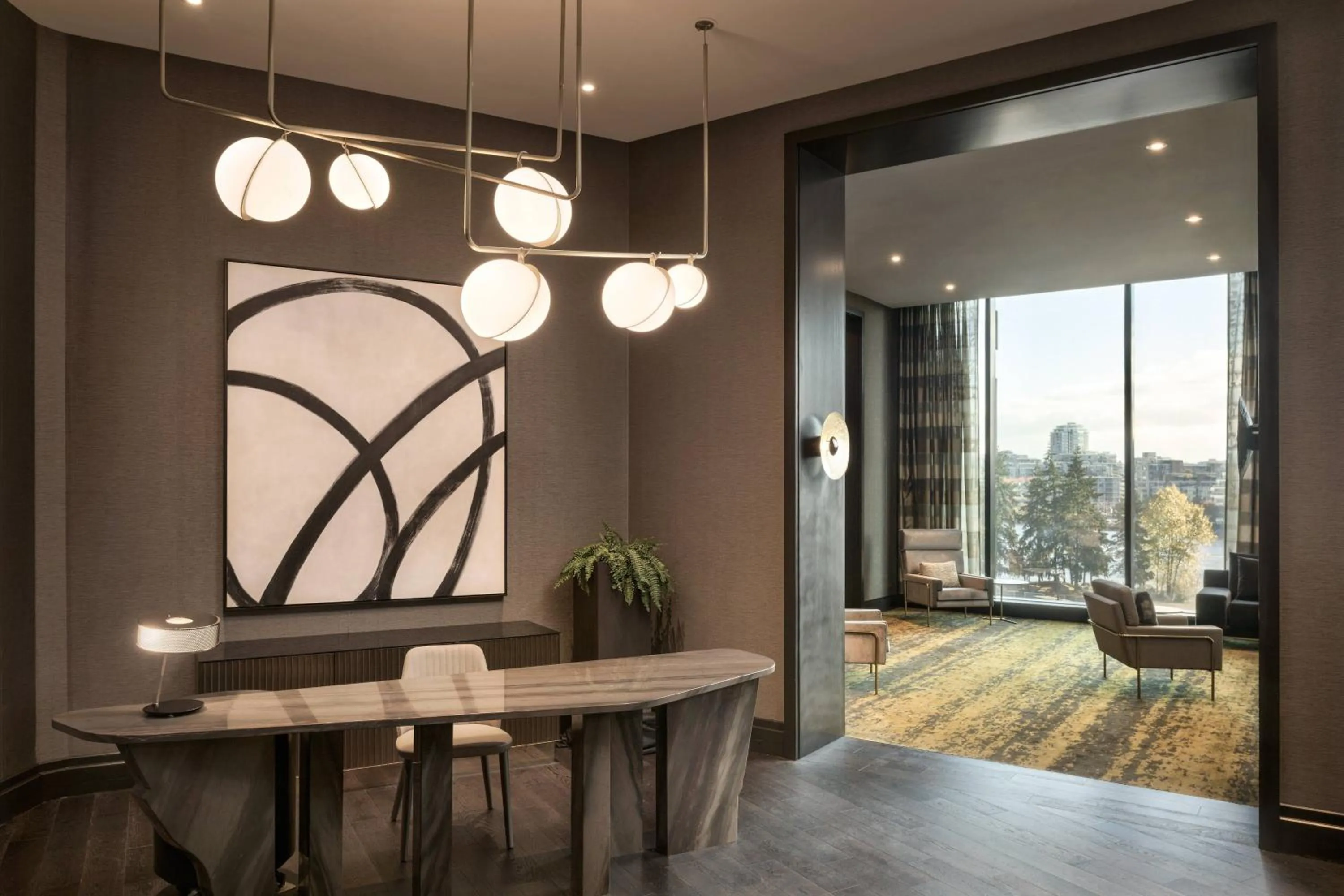 Lounge or bar in JW Marriott Parq Vancouver