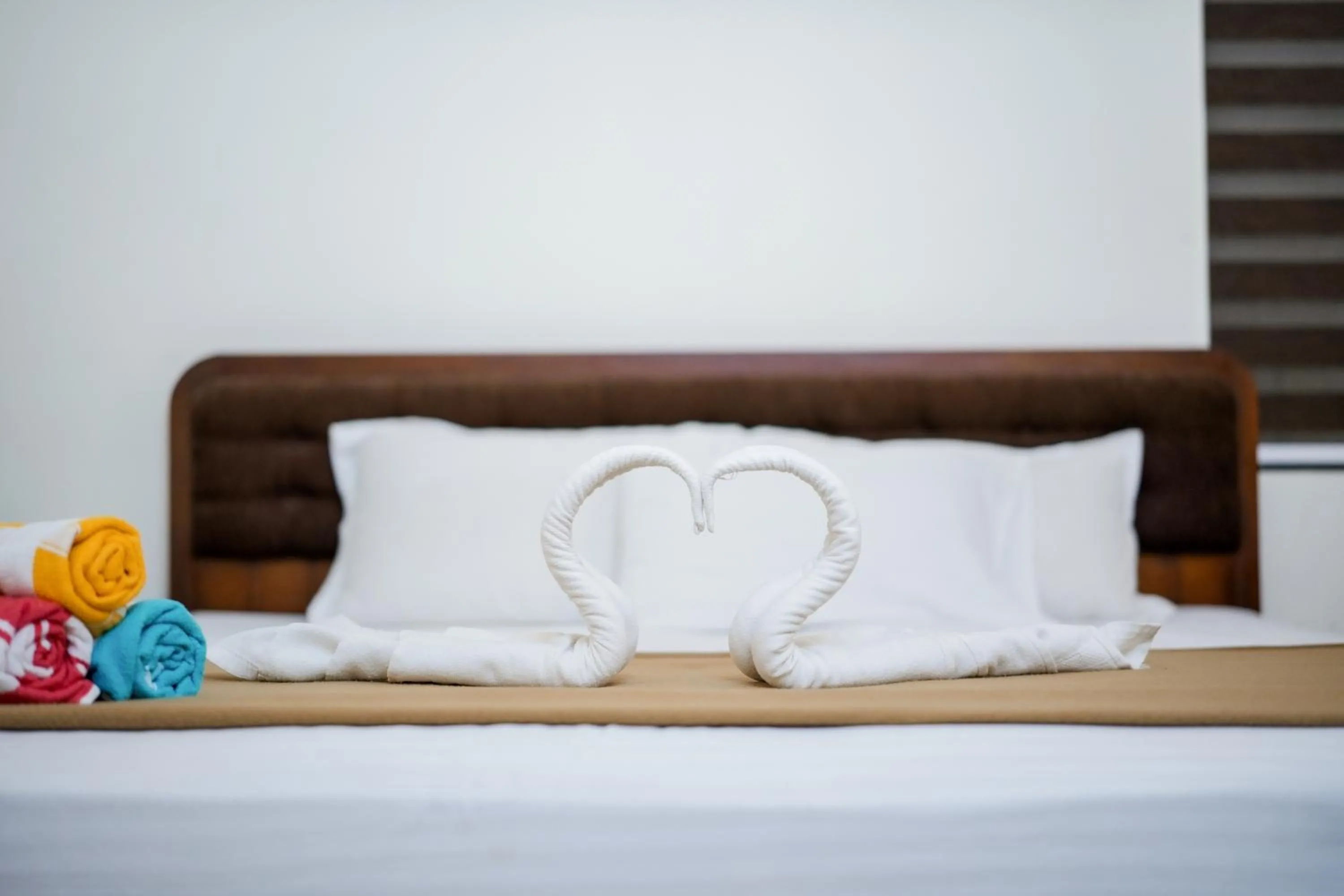 Bed in Athirappilly Ambady Resort