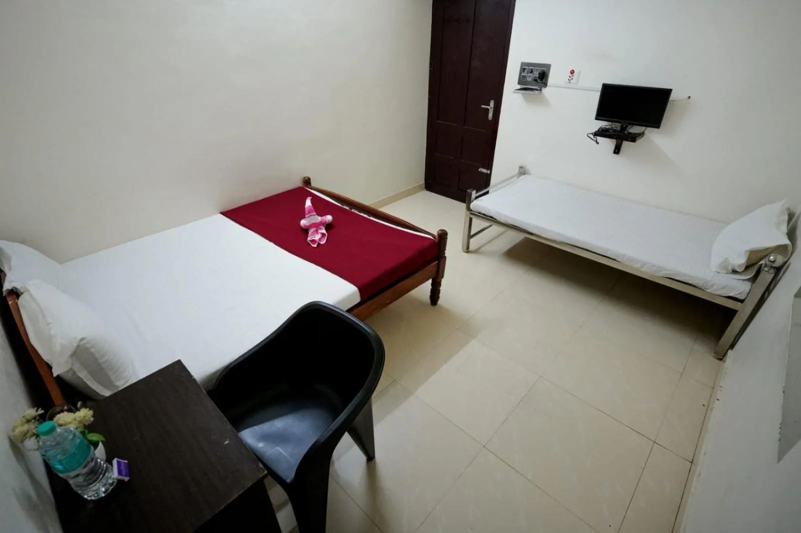 Bed in Athirappilly Ambady Resort