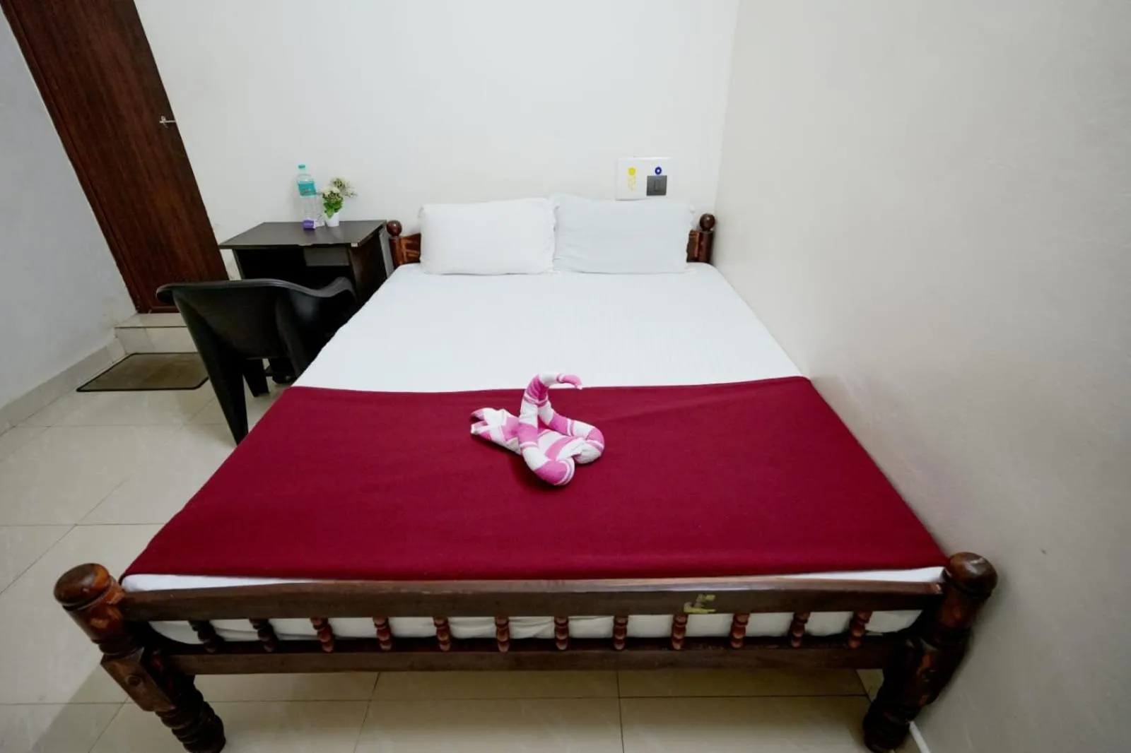 Bed in Athirappilly Ambady Resort
