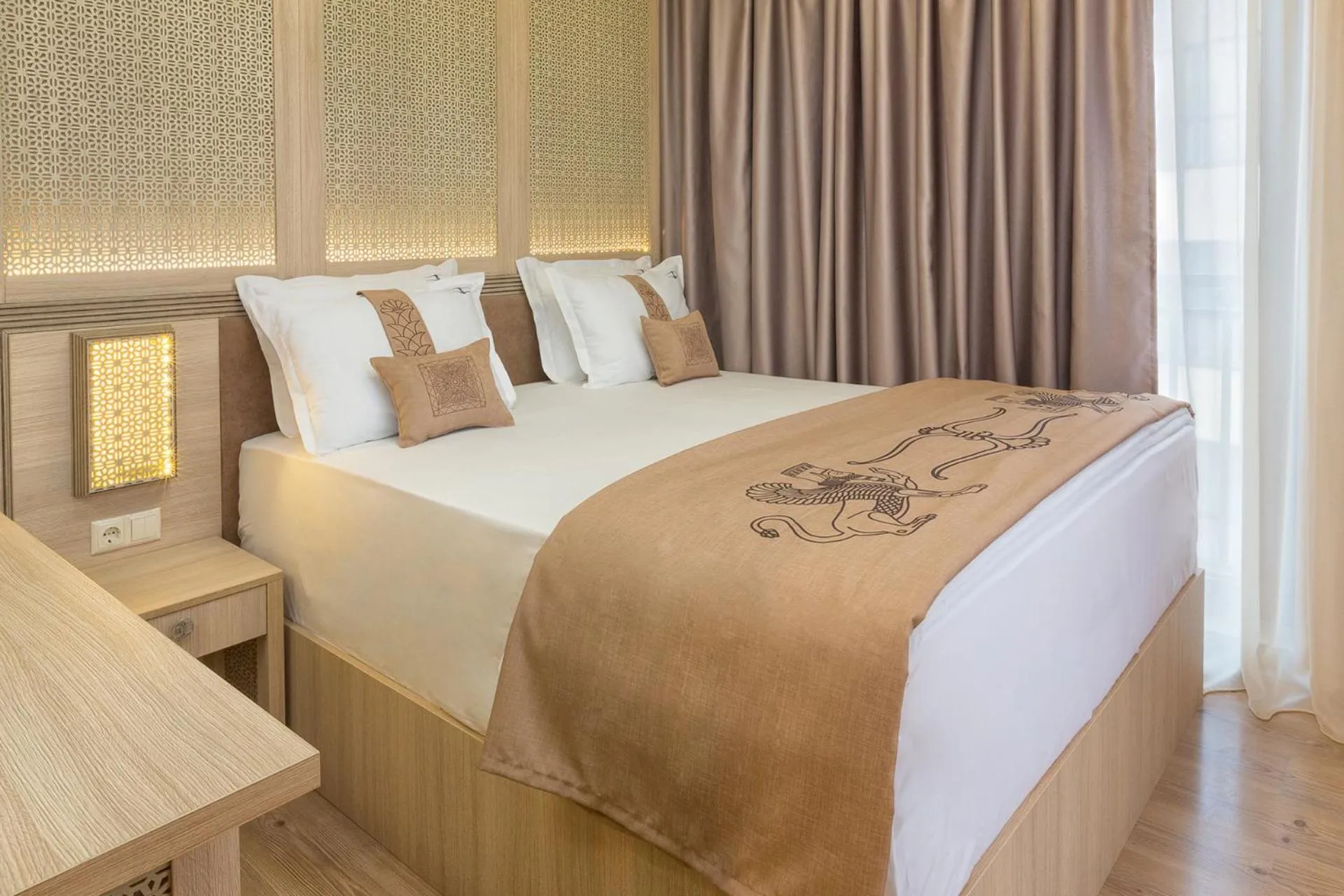 Bed in Argisht Partez Hotel ALL INCLUSIVE & BEACH BAR REBLS