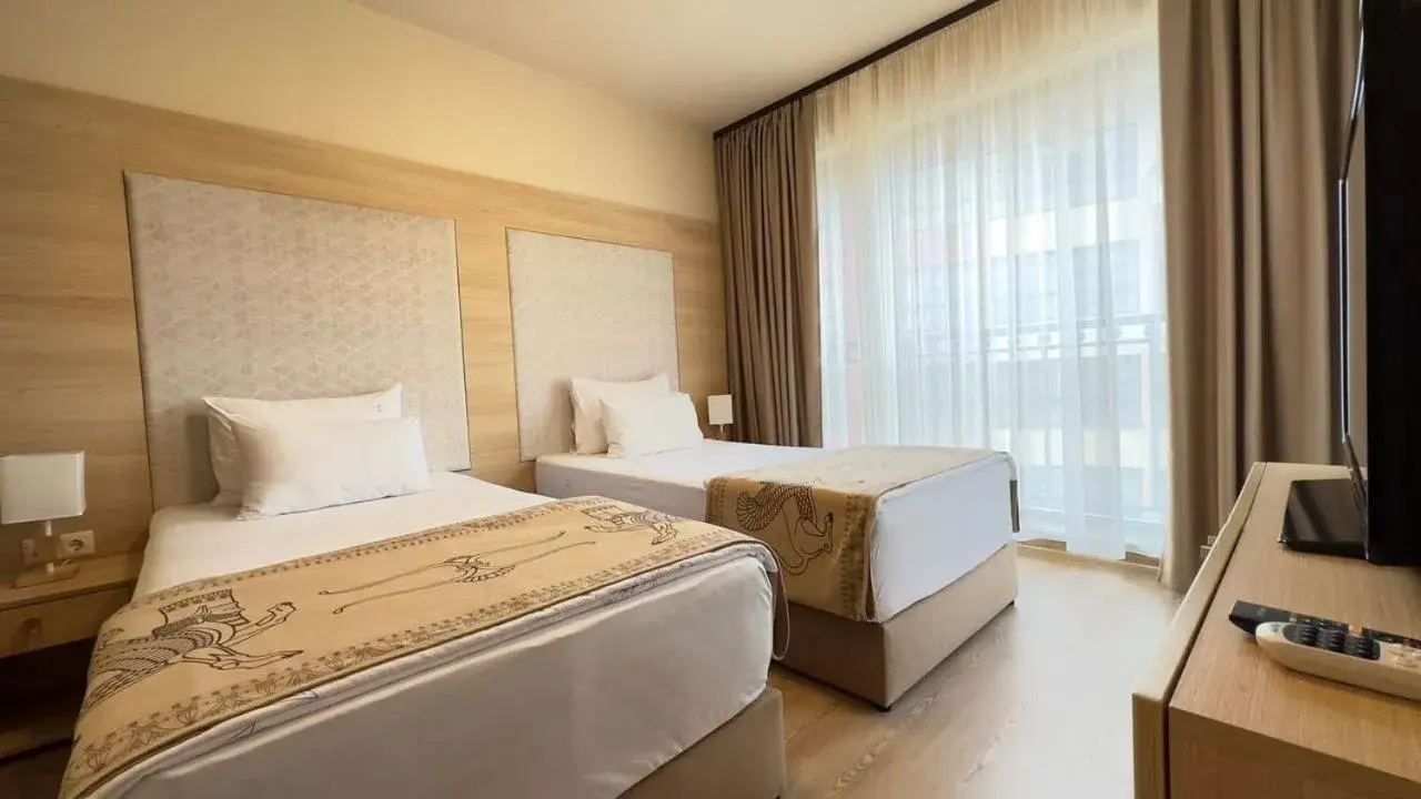 Photo of the whole room, Bed in Argisht Partez Hotel ALL INCLUSIVE & BEACH BAR REBLS Photo of the whole room, Bed in Argisht Partez Hotel ALL INCLUSIVE & BEACH BAR REBLS