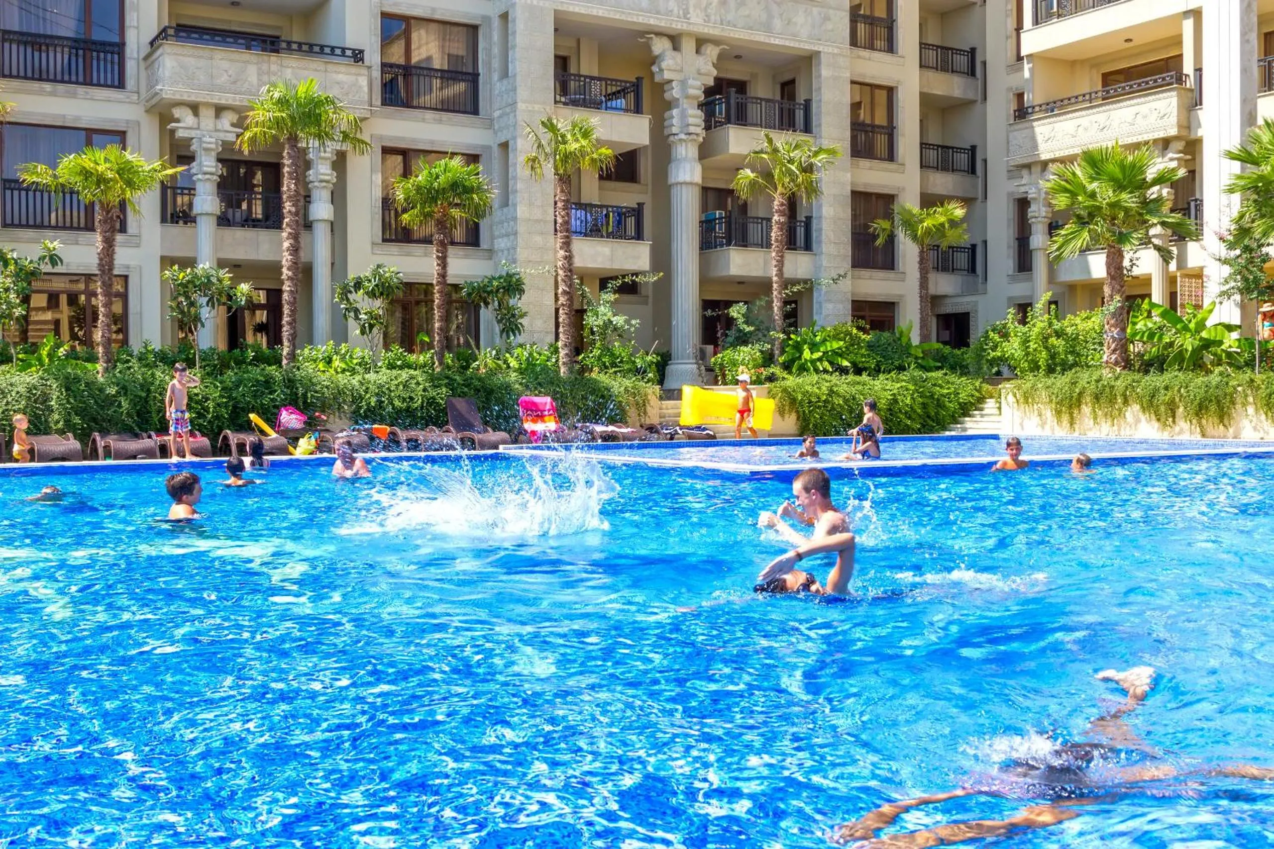 Swimming pool in Argisht Partez Hotel ALL INCLUSIVE & BEACH BAR REBLS