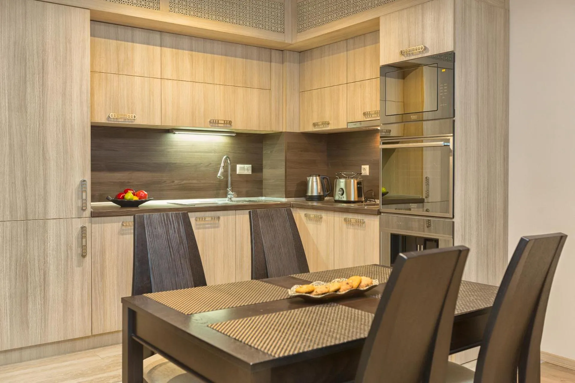 Kitchen or kitchenette in Argisht Partez Hotel ALL INCLUSIVE & BEACH BAR REBLS