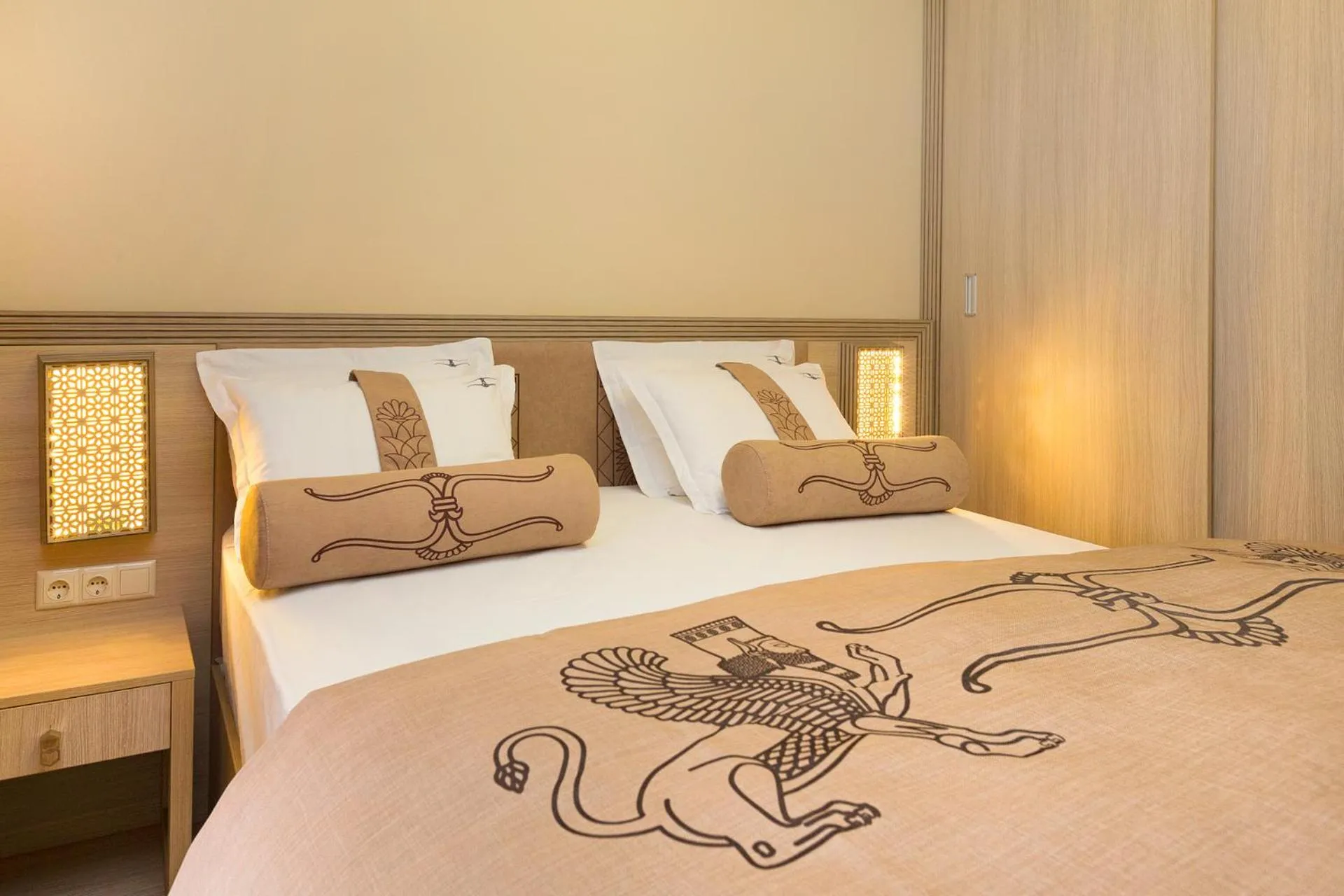 Bed in Argisht Partez Hotel ALL INCLUSIVE & BEACH BAR REBLS