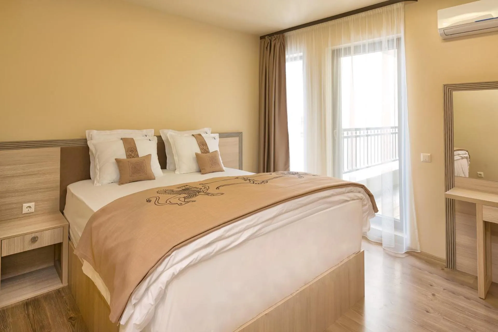 Bed in Argisht Partez Hotel ALL INCLUSIVE & BEACH BAR REBLS