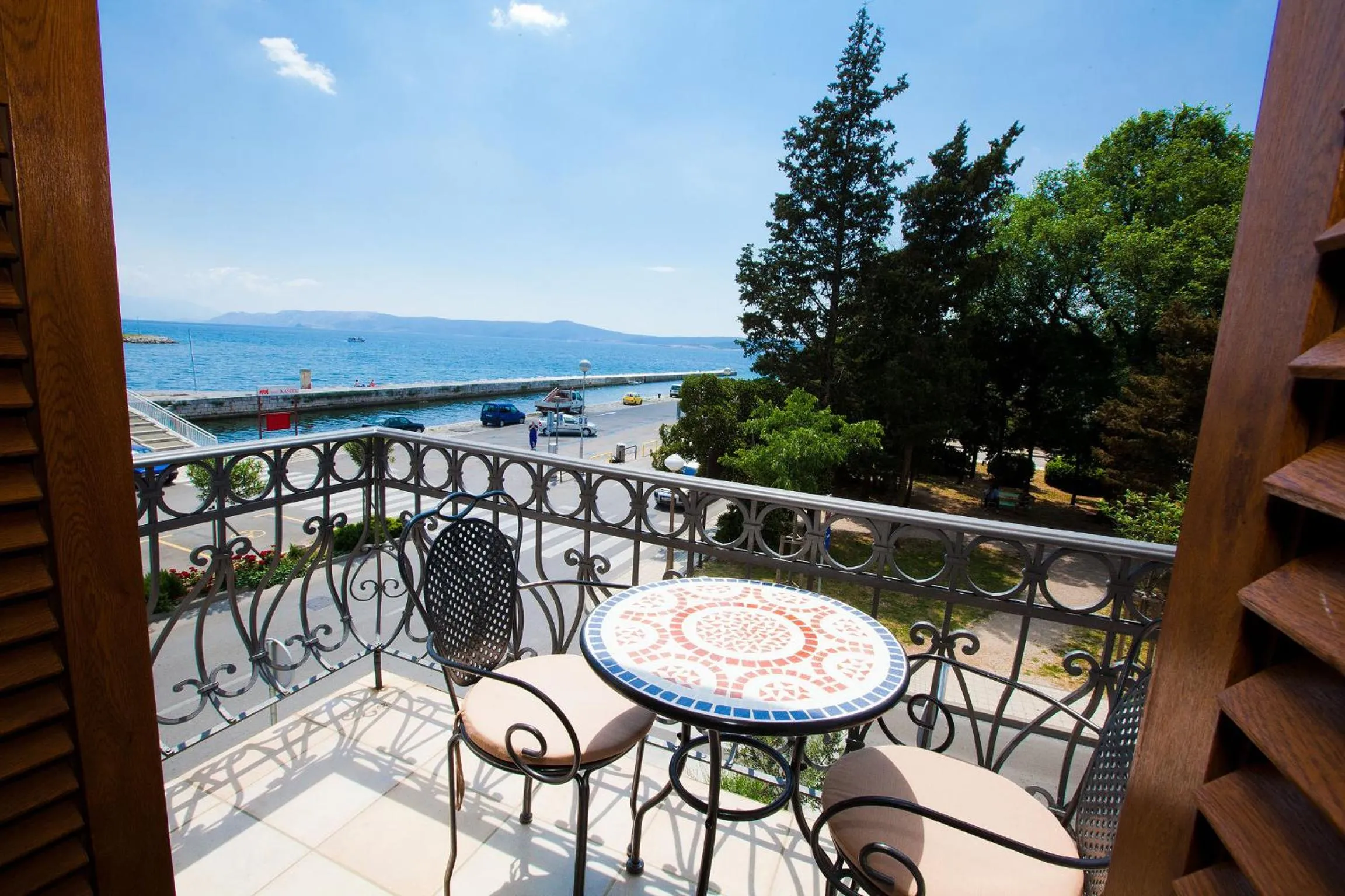 Balcony/Terrace in Apartments Villa Castello