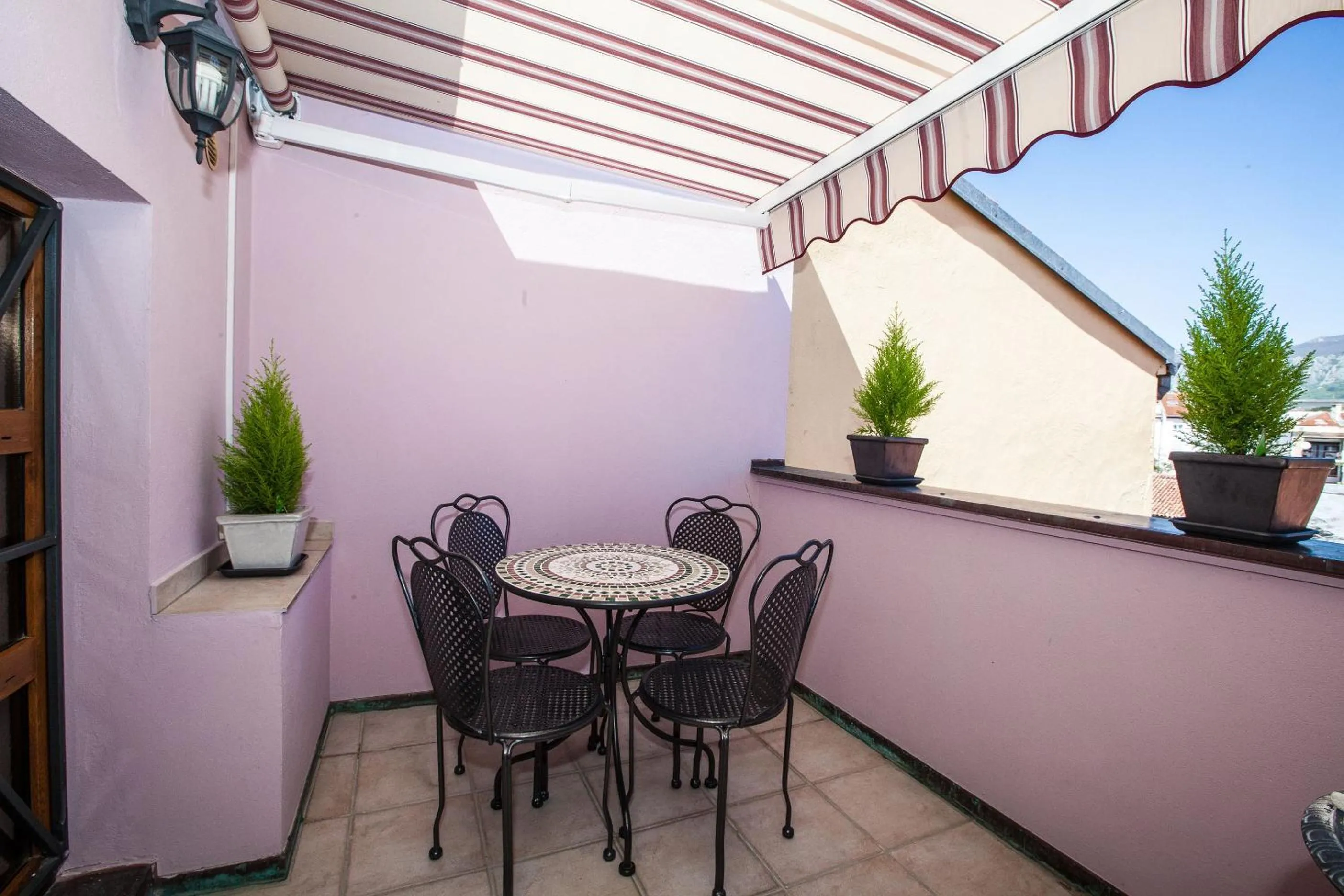 Balcony/Terrace in Apartments Villa Castello