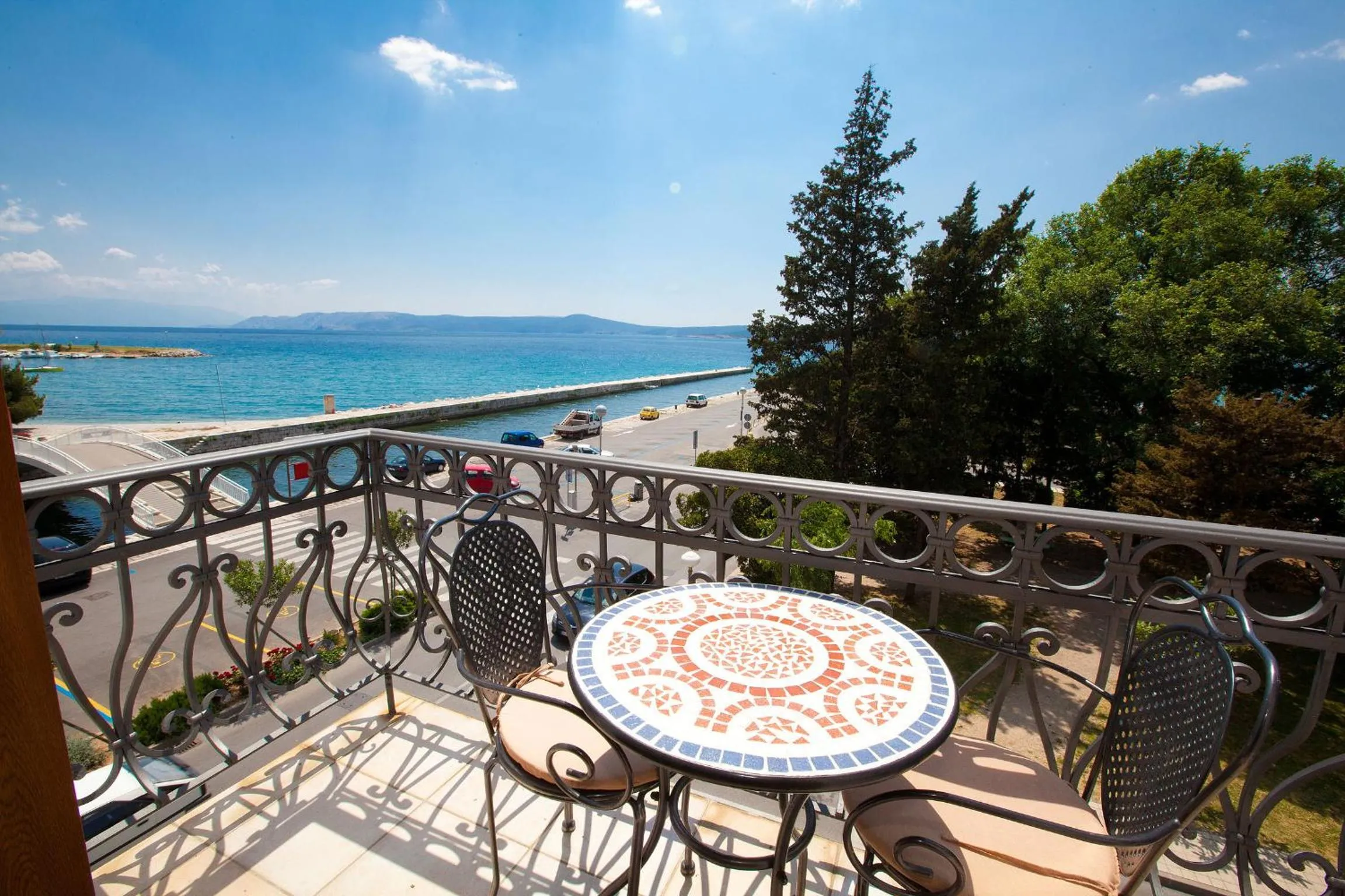 Balcony/Terrace in Apartments Villa Castello