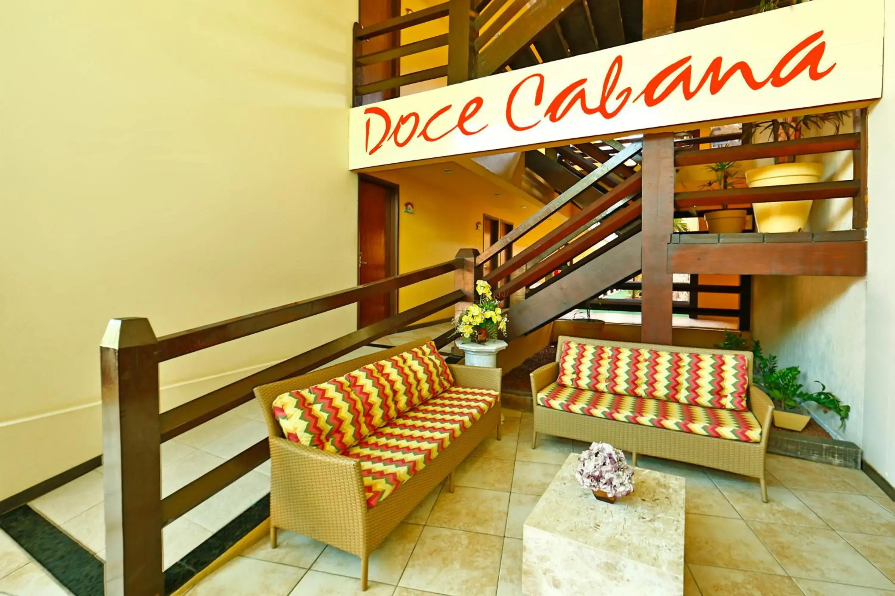 Lobby or reception in Pousada Doce Cabana Lobby or reception in Pousada Doce Cabana