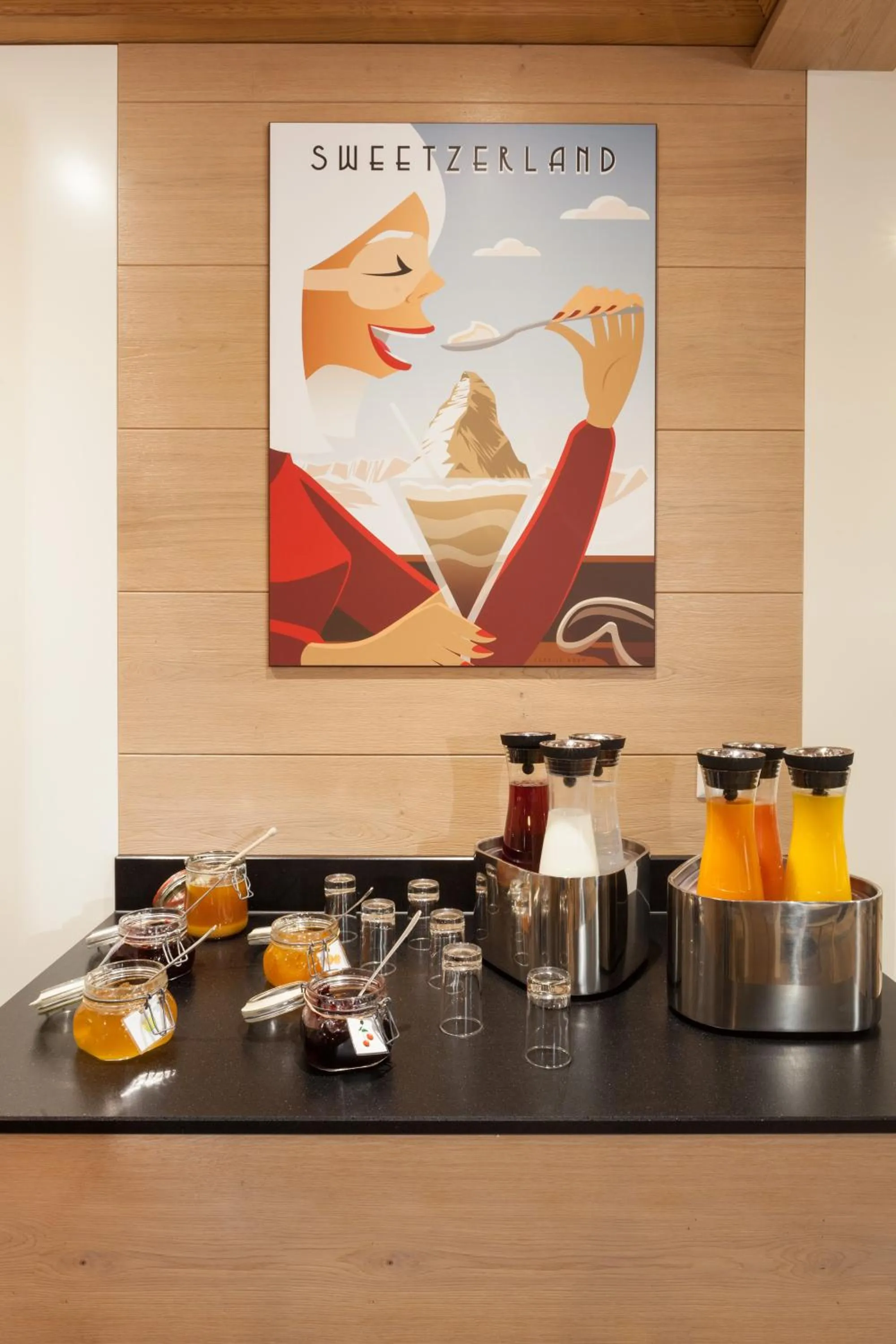 Buffet breakfast in Hotel Eden Wellness