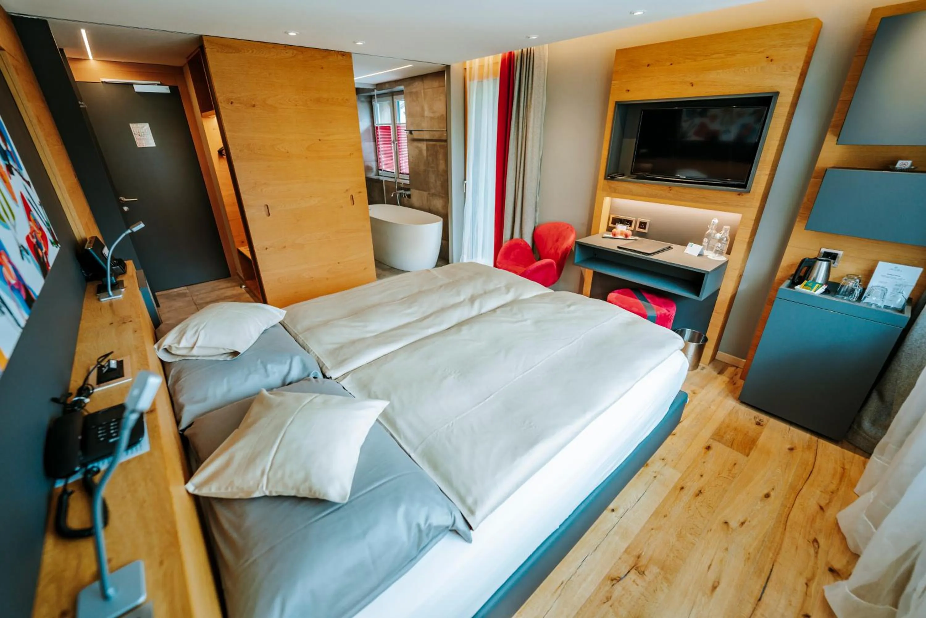 Bed in Hotel Eden Wellness