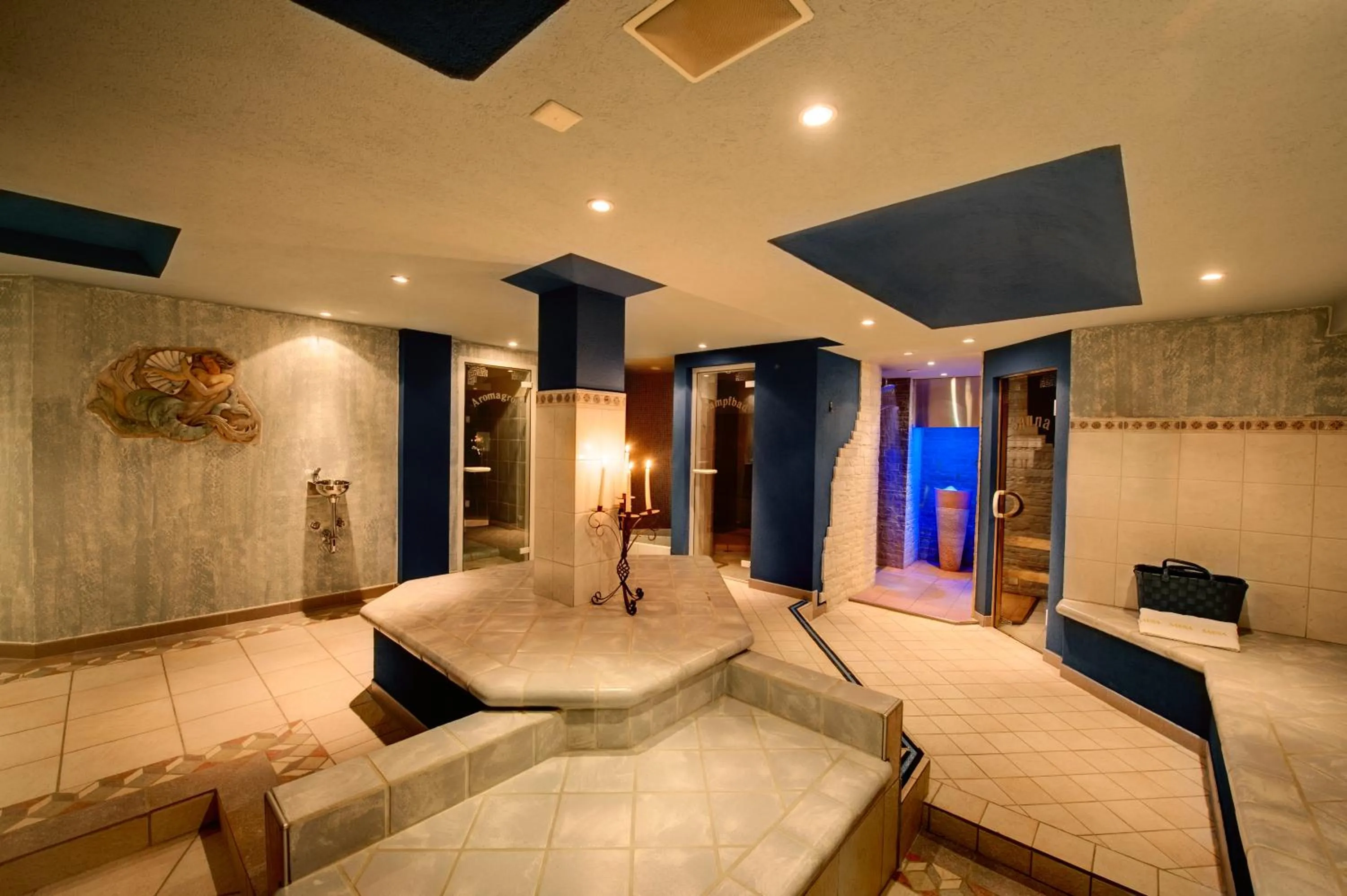 Sauna, Bed in Hotel Eden Wellness