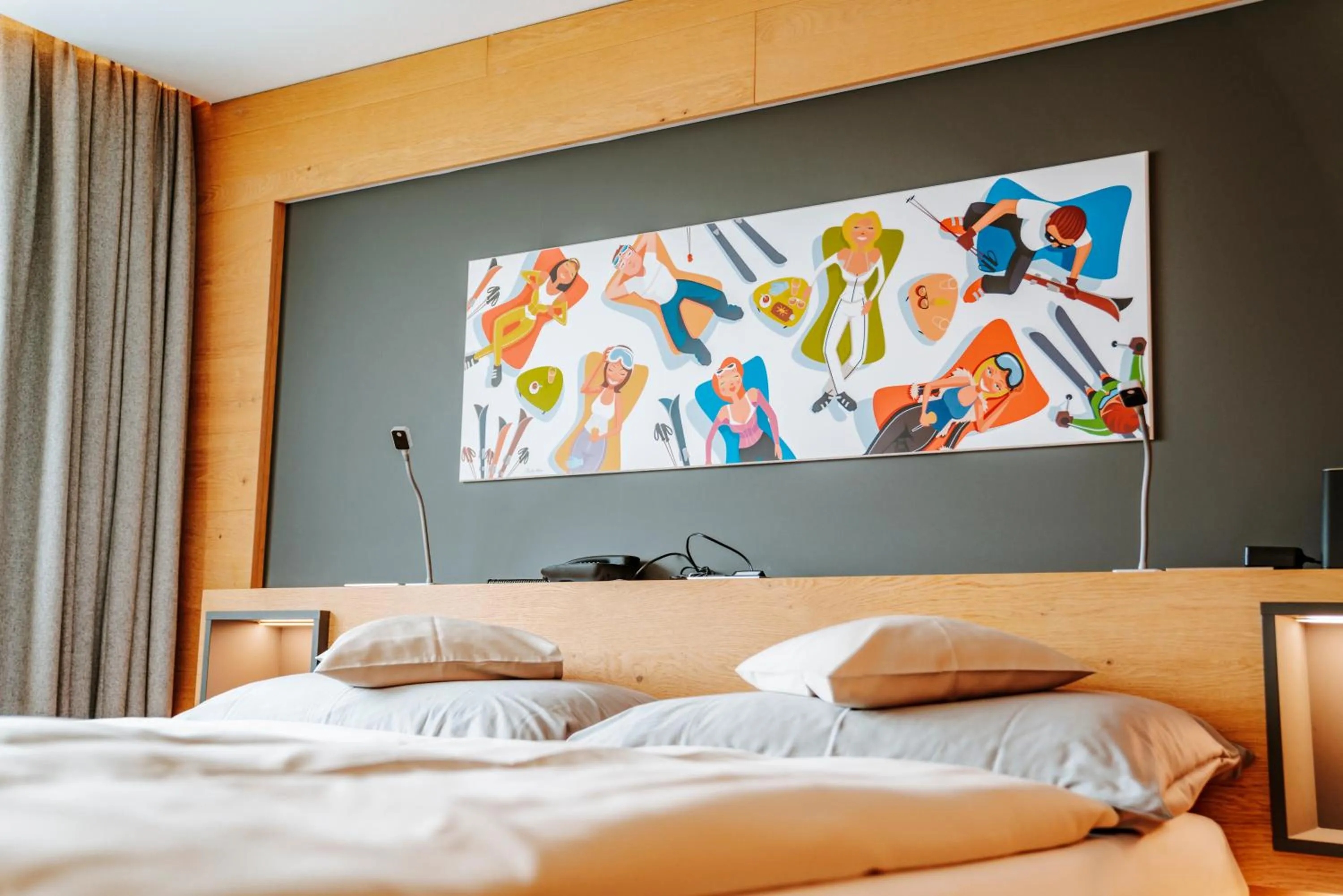 Bed in Hotel Eden Wellness