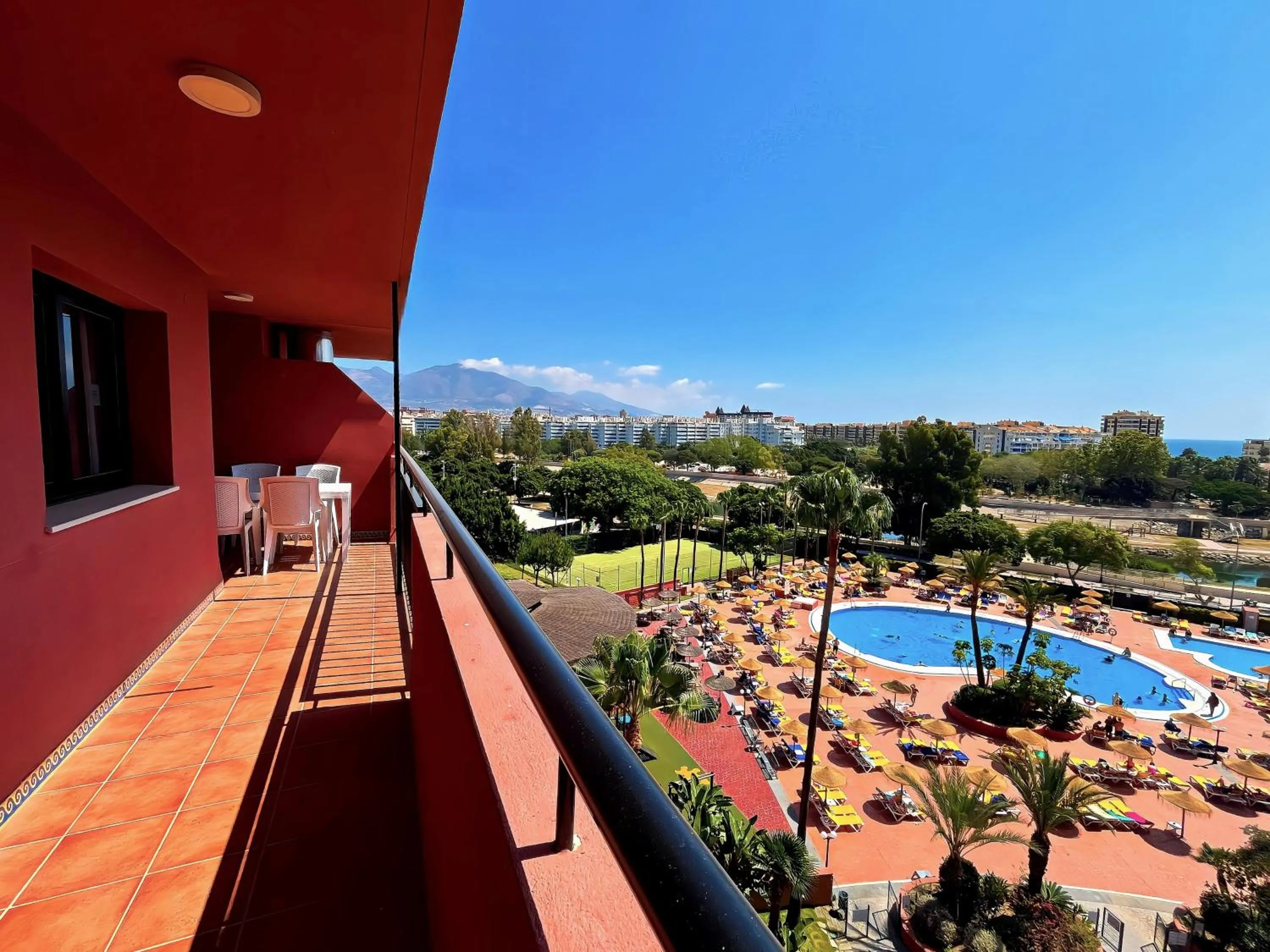 Balcony/Terrace in Fuengirola Beach Apartamentos Turísticos