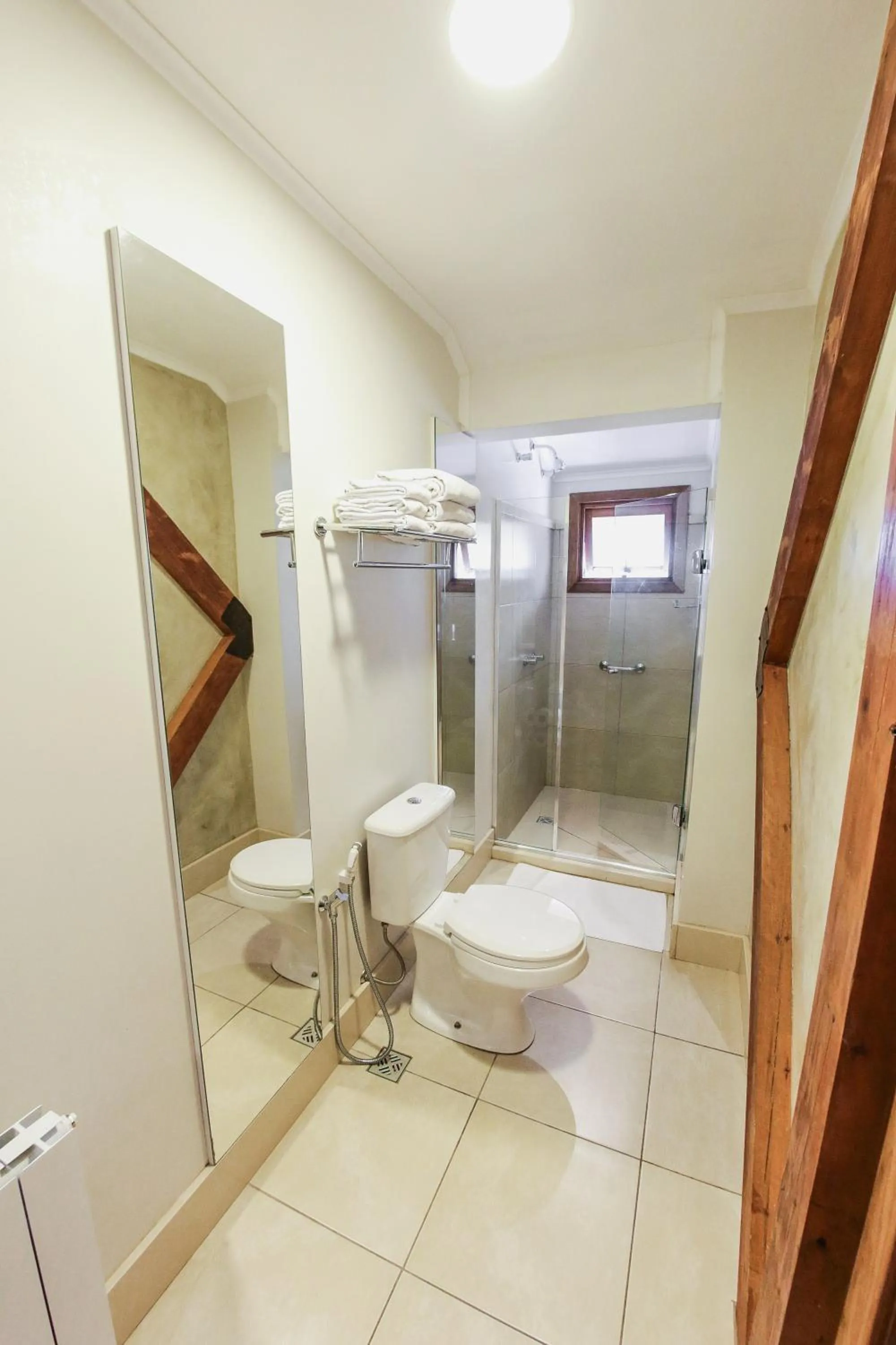 Bathroom in Bavaria Sport Hotel